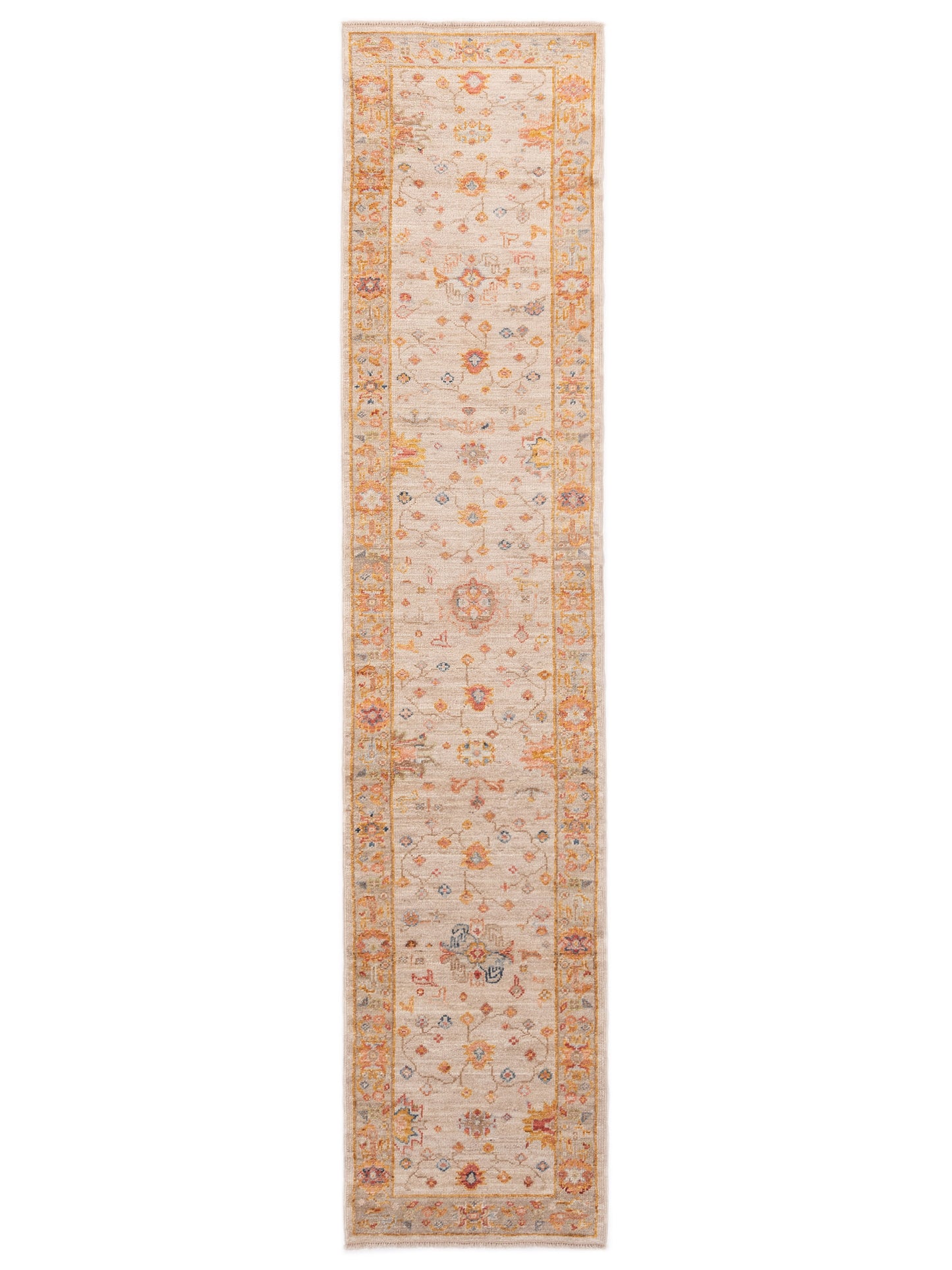 Anadol Angora Oushak  Ivory Silver Traditional