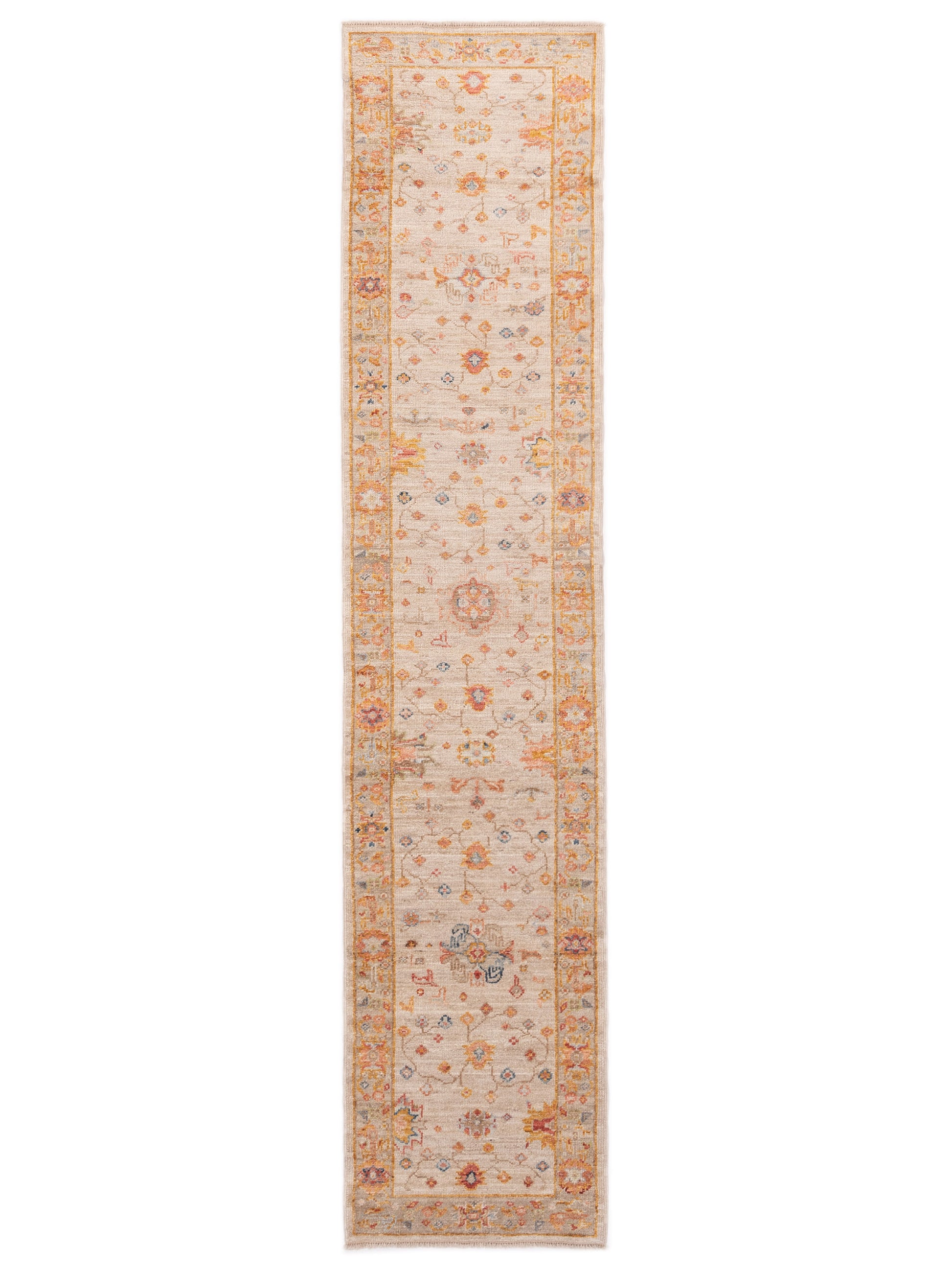 Anadol Angora Oushak  Ivory Silver Traditional