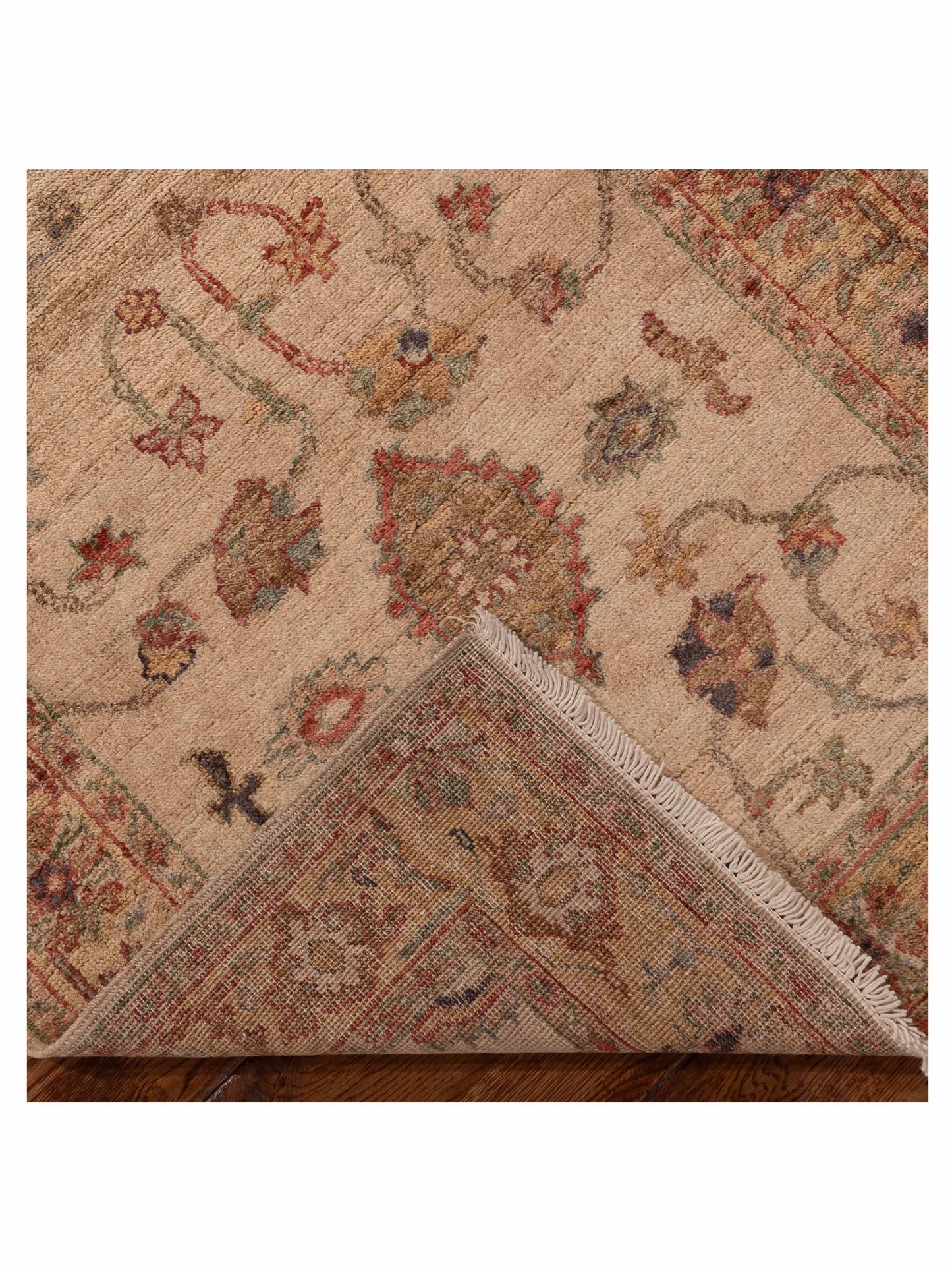 Elvan Tansu Ivory Gold 2.9x7.11 Hand Knotted Rug
