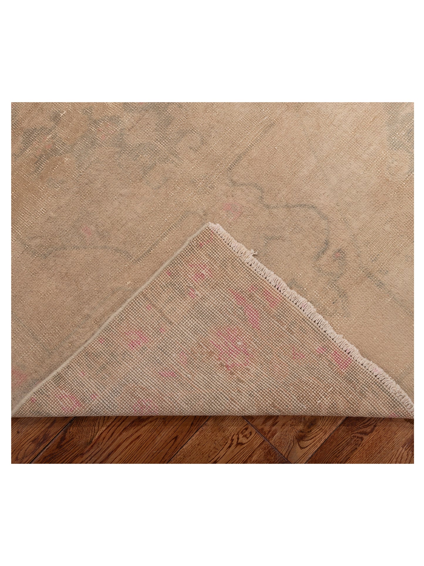 Antique Heirloom 131271 Pink Green 4.2x7.9 Hand Knotted Rug