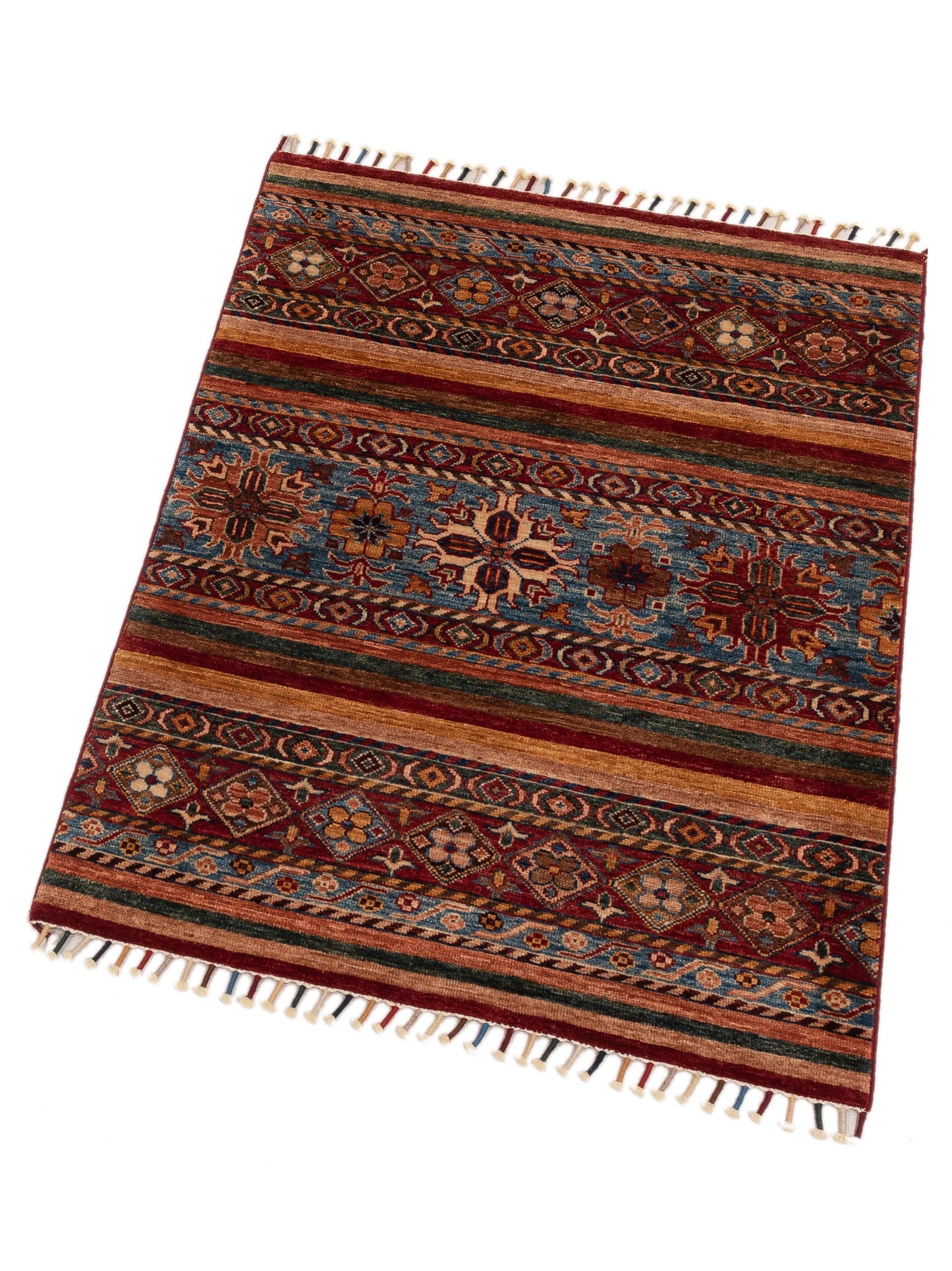 Khorjin 148998 Multi Multi 2.11x3.11 Hand Knotted Rug