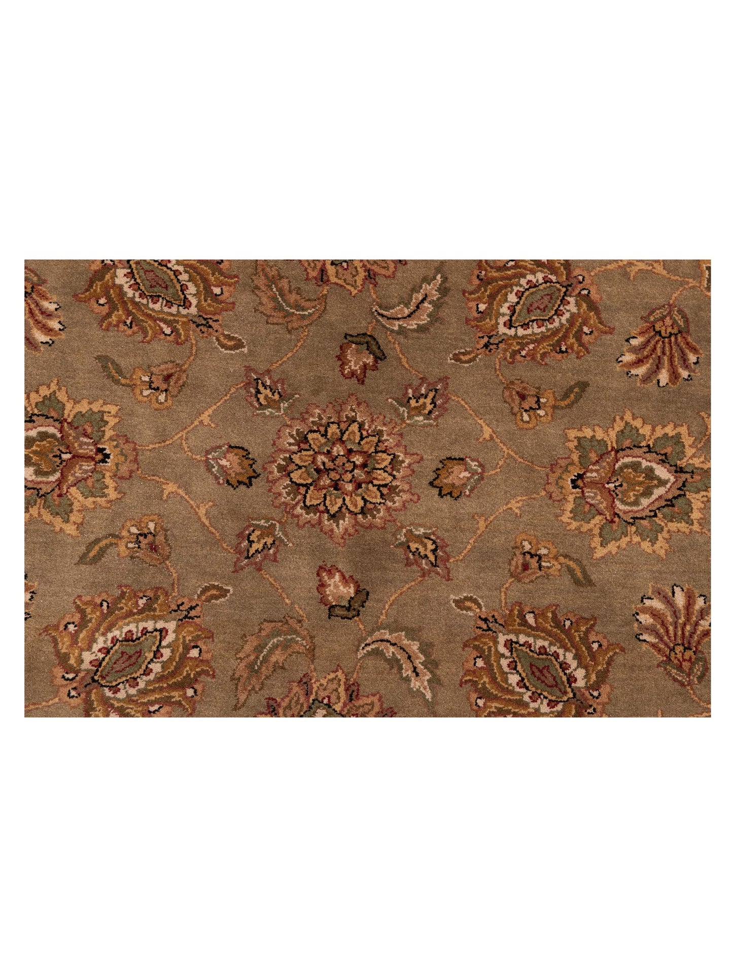 Jahan 98893 Green Ivory 9.2x12.2 Hand Knotted Rug