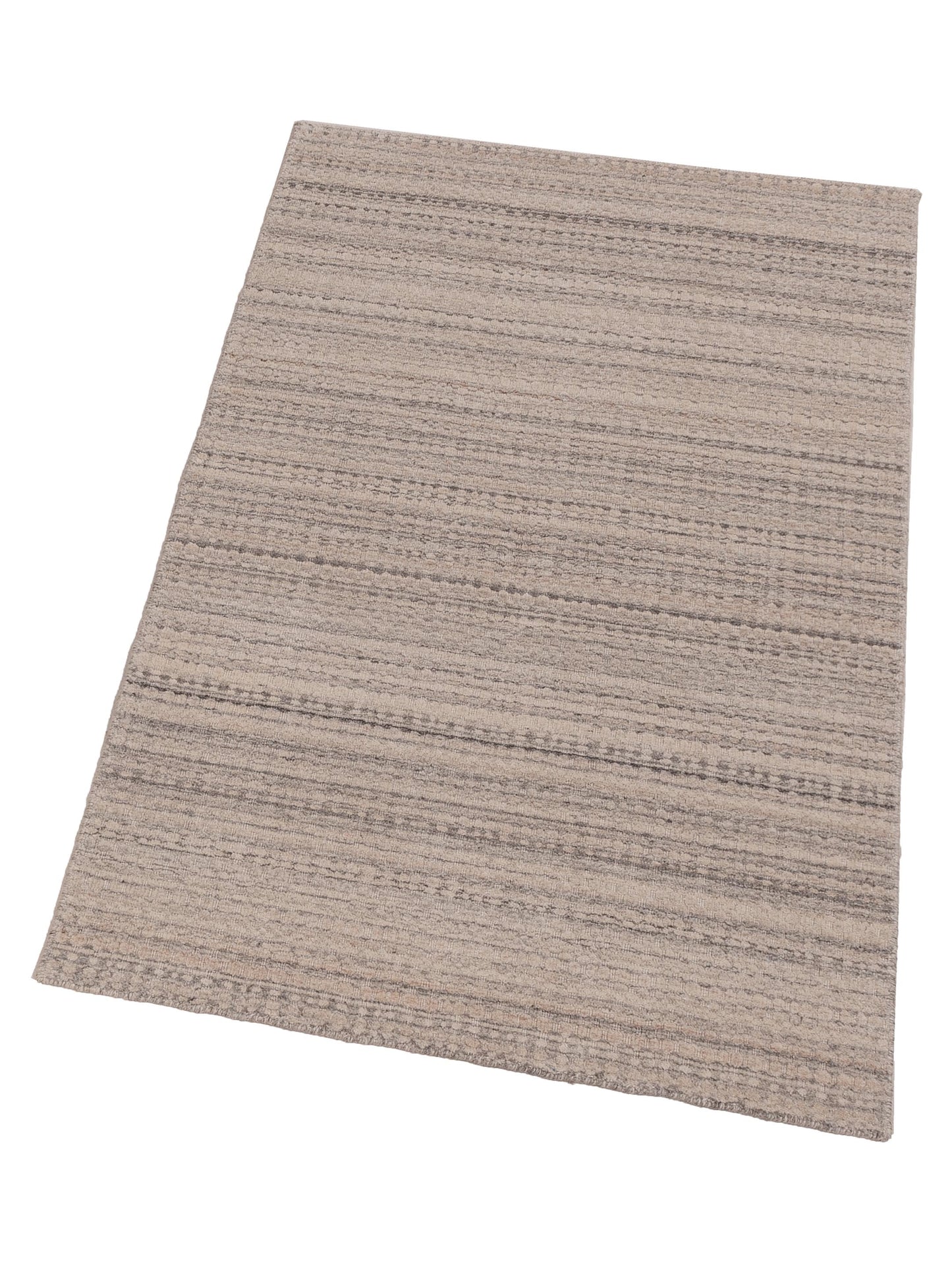 Himalayan 144835 Ivory Gray 3.1x5.1 Hand Knotted Rug
