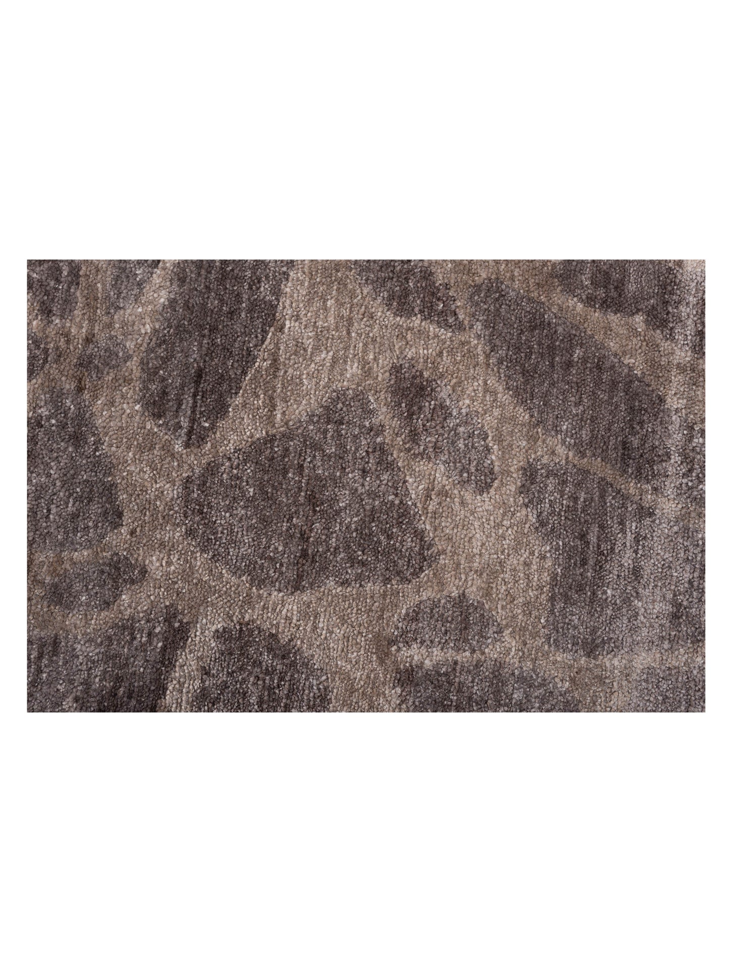 Tibetino 120524 Brown Brown 6x9 Hand Knotted Rug