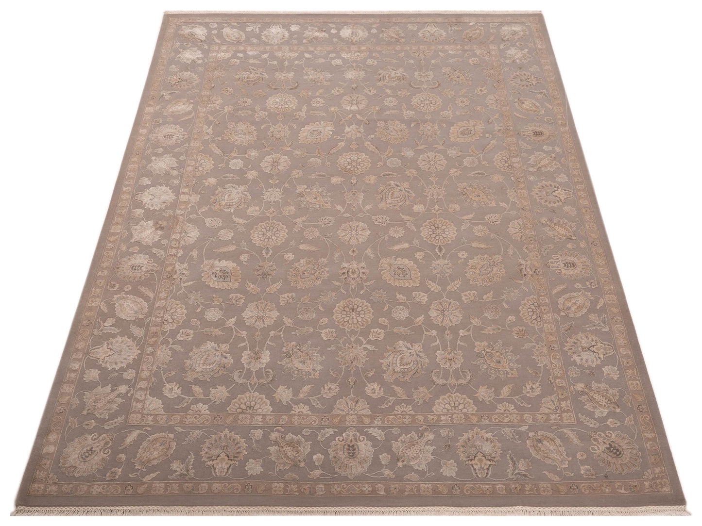 Imperial Silk 141443 Silver 9.2x12.2 Hand Knotted Rug
