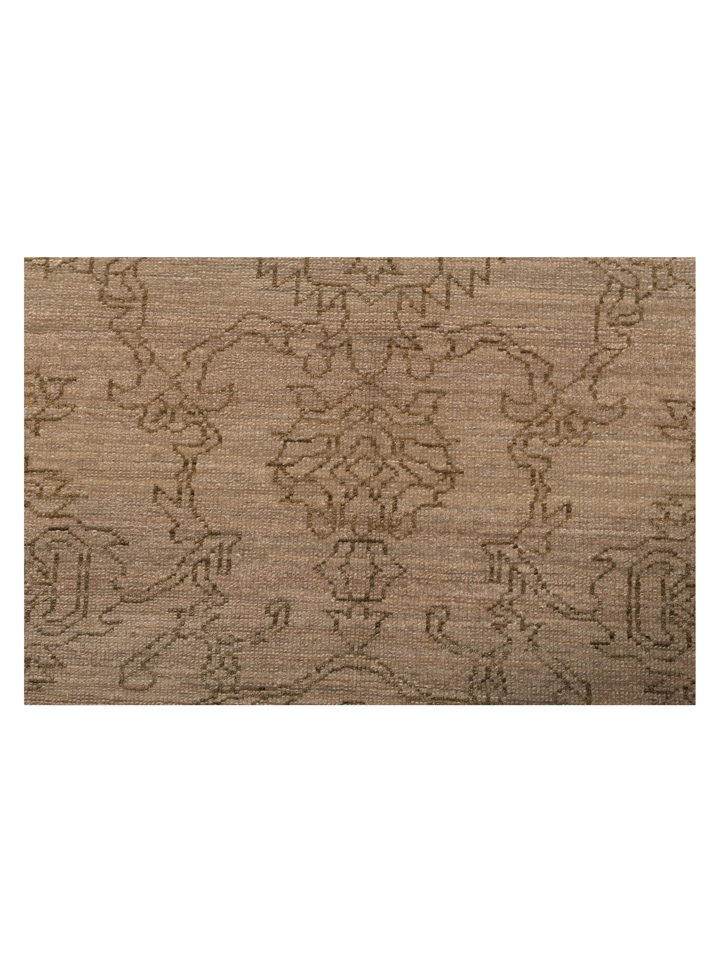Defne Jade Beige Green 8.3x9.10 Hand Knotted Rug