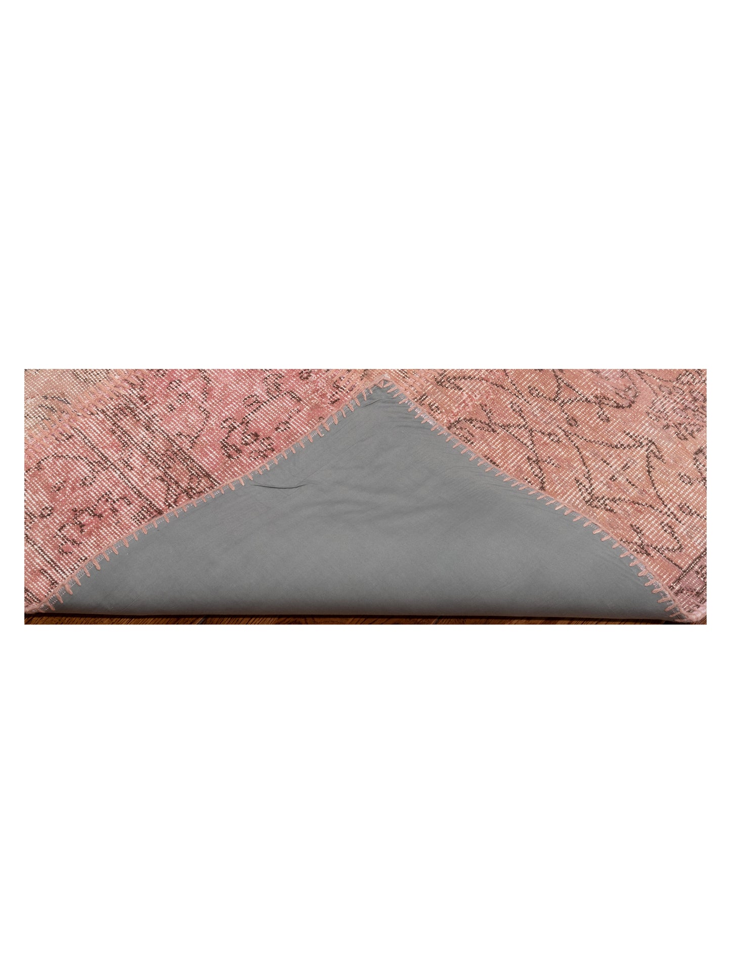 Turkish Vestige Patchwork 149176 Pink 10x13.11 Hand Knotted Rug