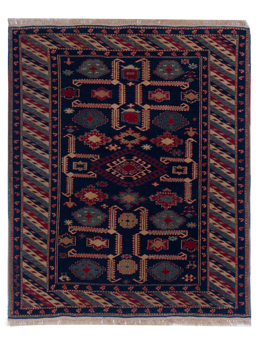 Pasha Turkish Shirwan  Navy Blue Traditional