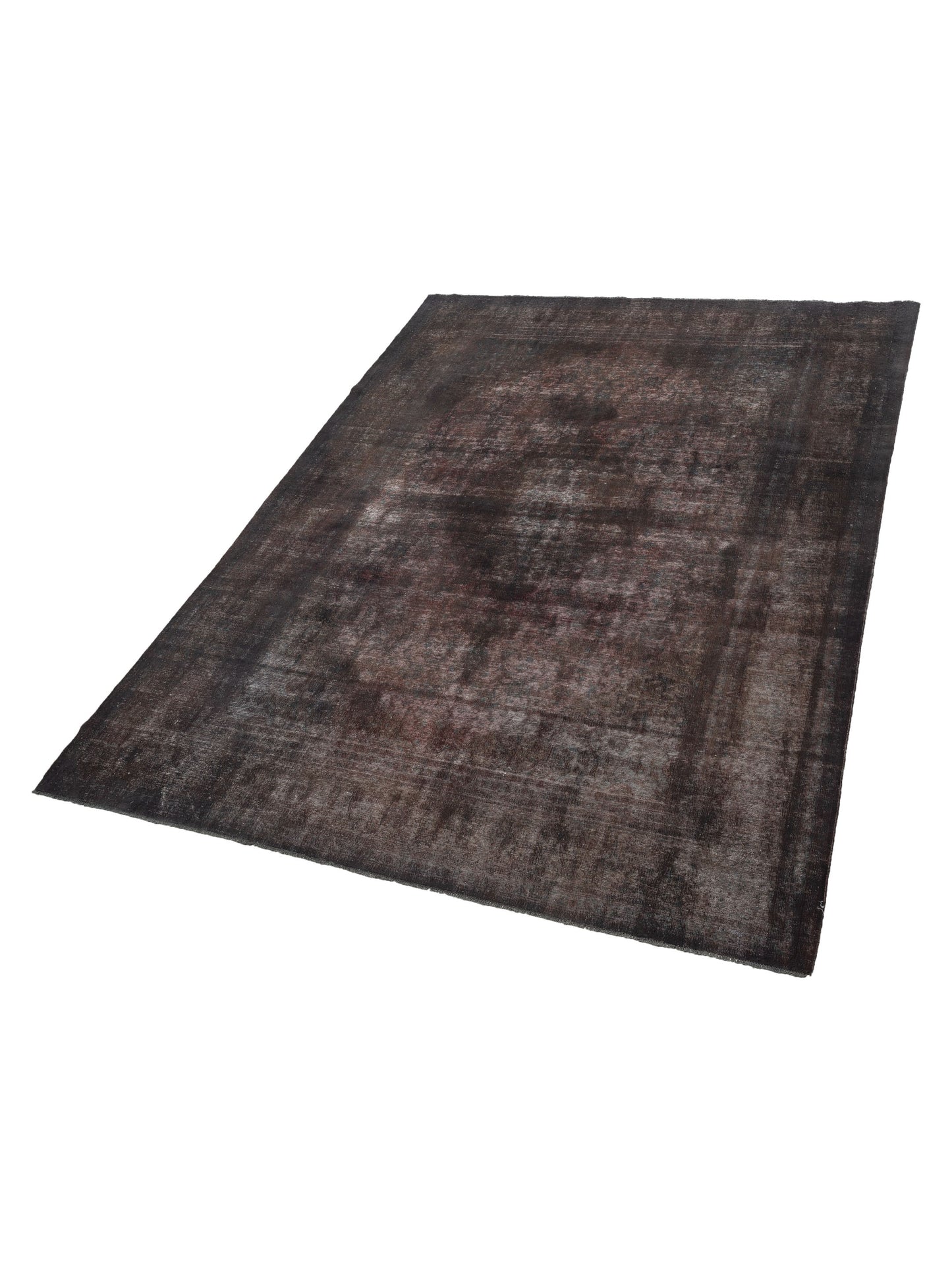 Vintage 133145 Dark Gray 9.8x13 Hand Knotted Rug