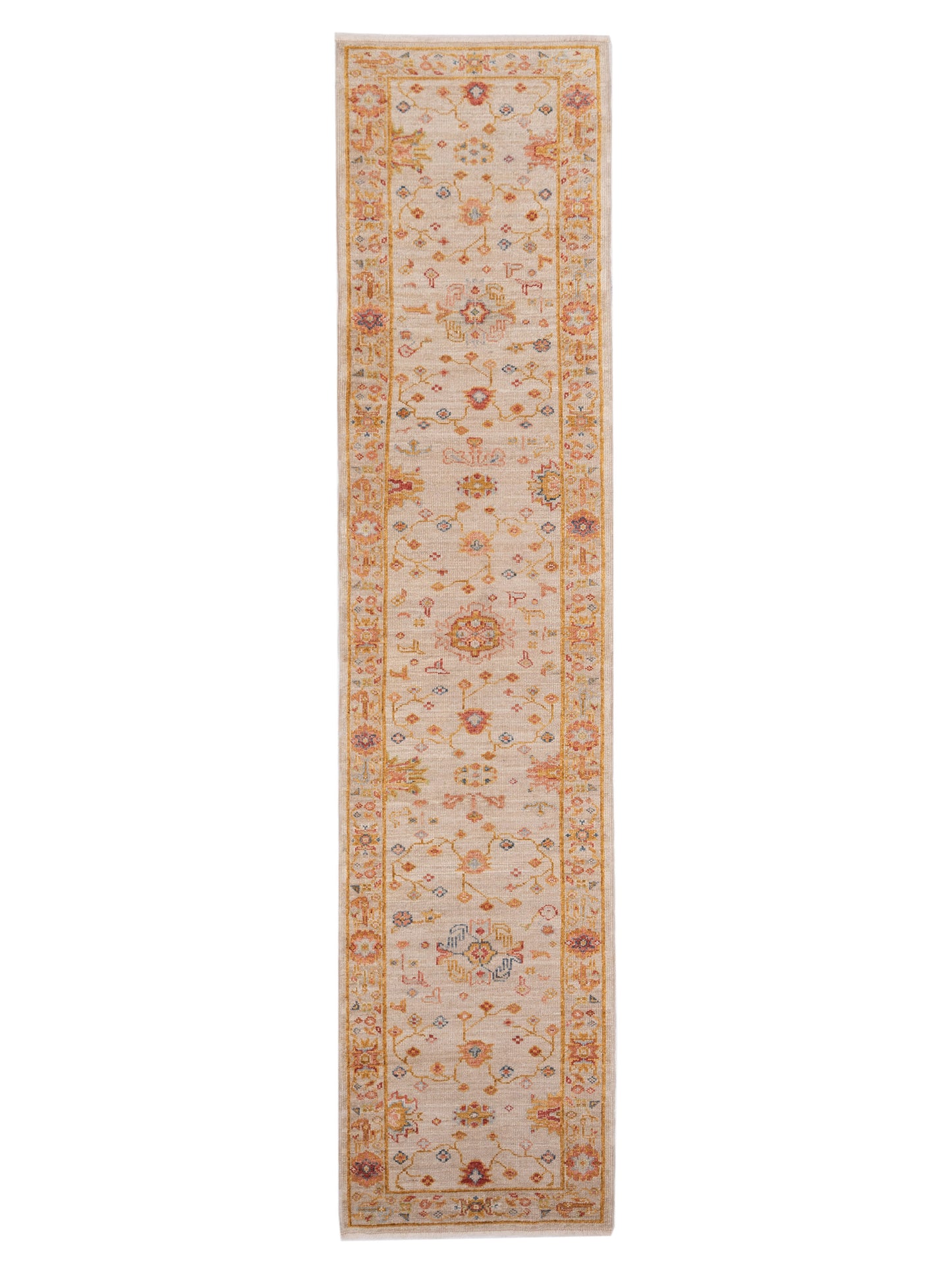 Anadol Angora Oushak  Ivory Silver Traditional