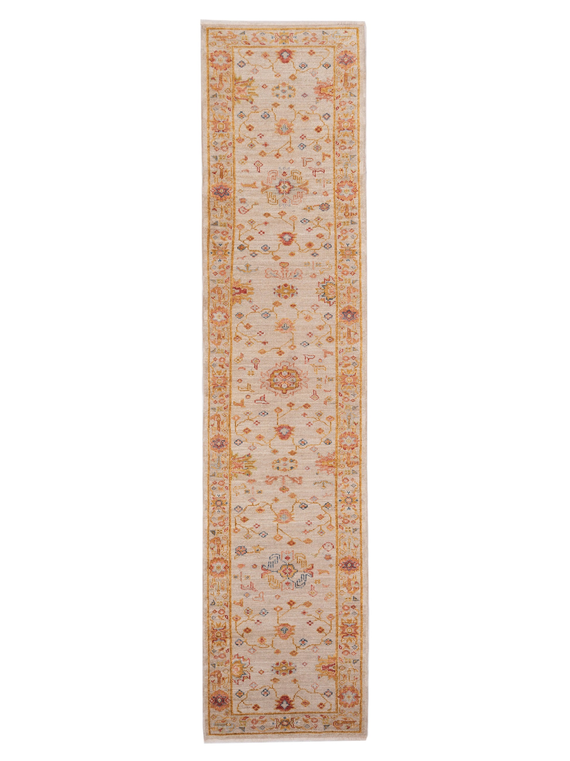 Anadol Angora Oushak  Ivory Silver Traditional