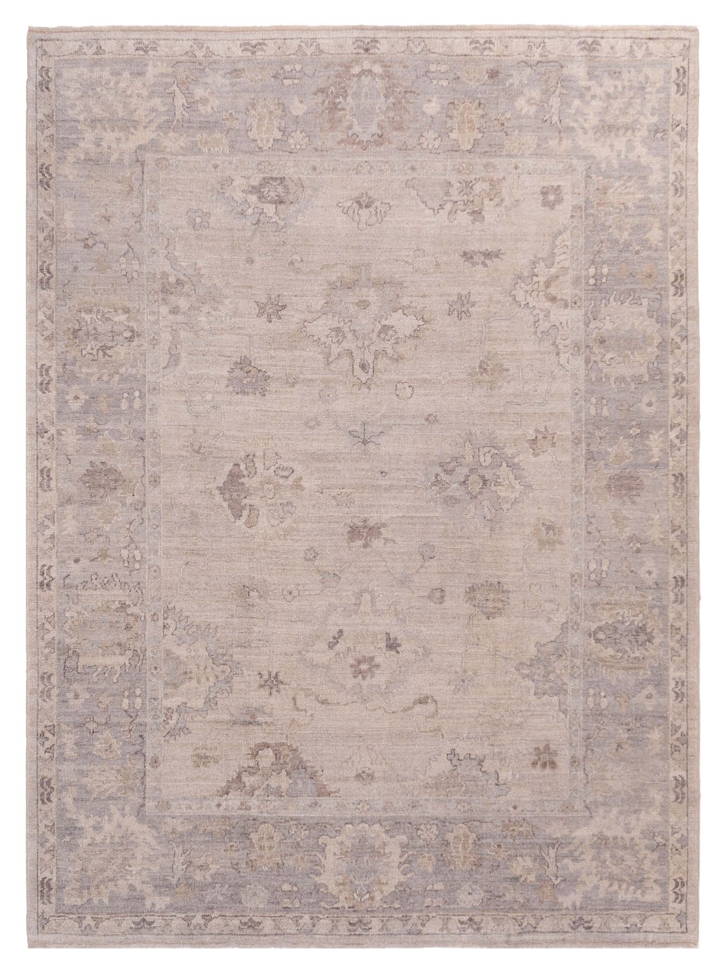 Anadol Angora Oushak  Ivory Gray Traditional