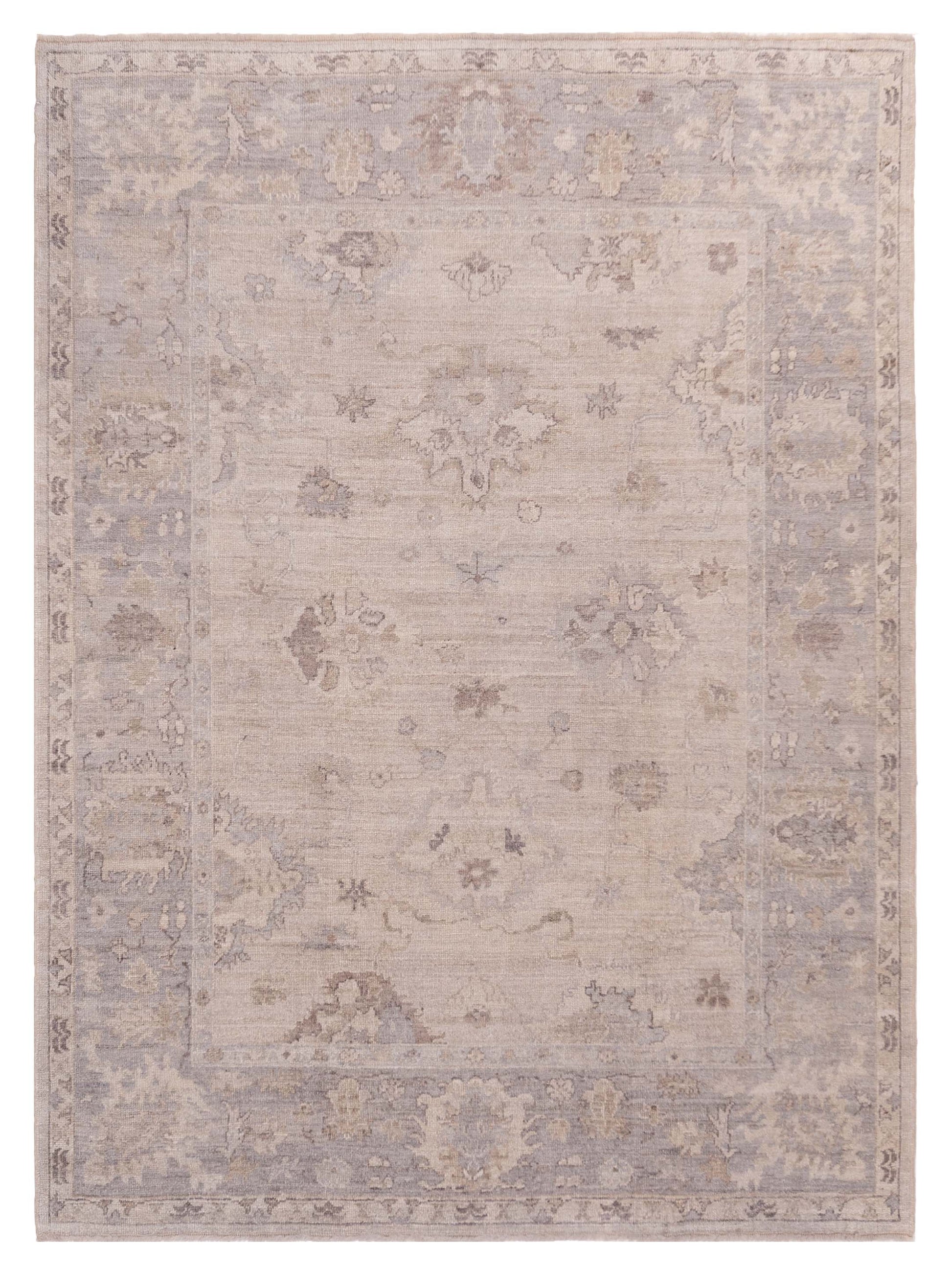 Anadol Angora Oushak  Ivory Gray Traditional