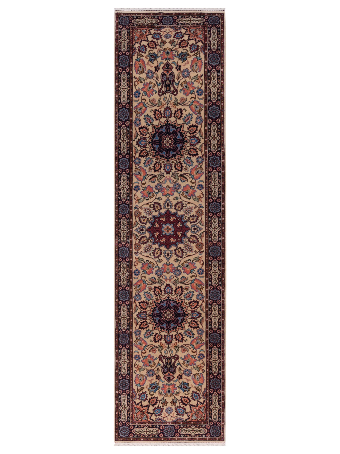 Rajpur Crown  Ivory Black Traditional