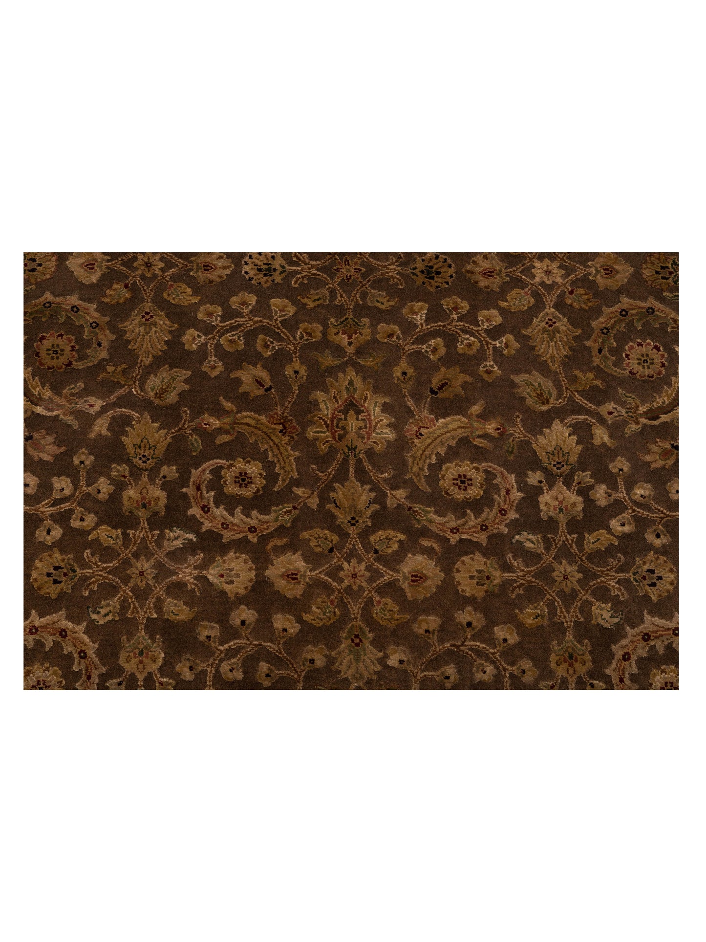 Imperial Silk 121036 Brown Beige 4.1x6.2 Hand Knotted Rug