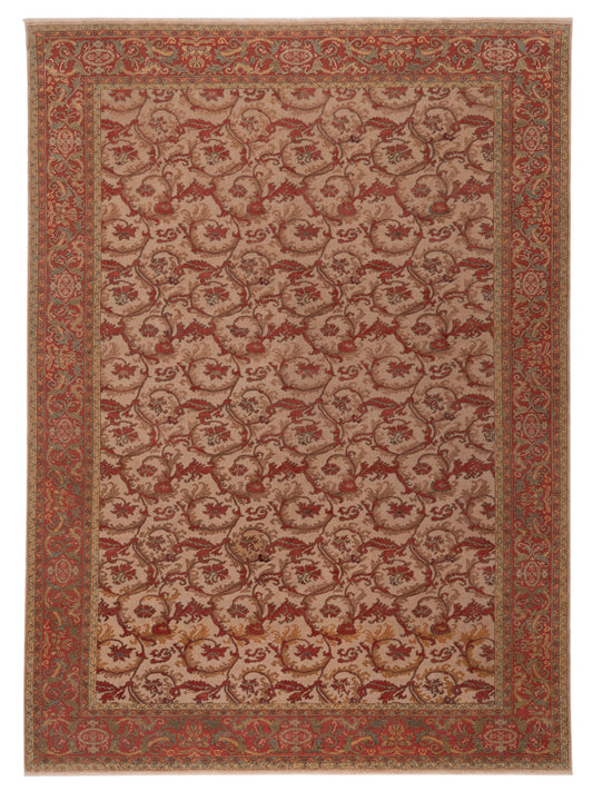 Pasha Antique Loom  Beige Rust Transitional