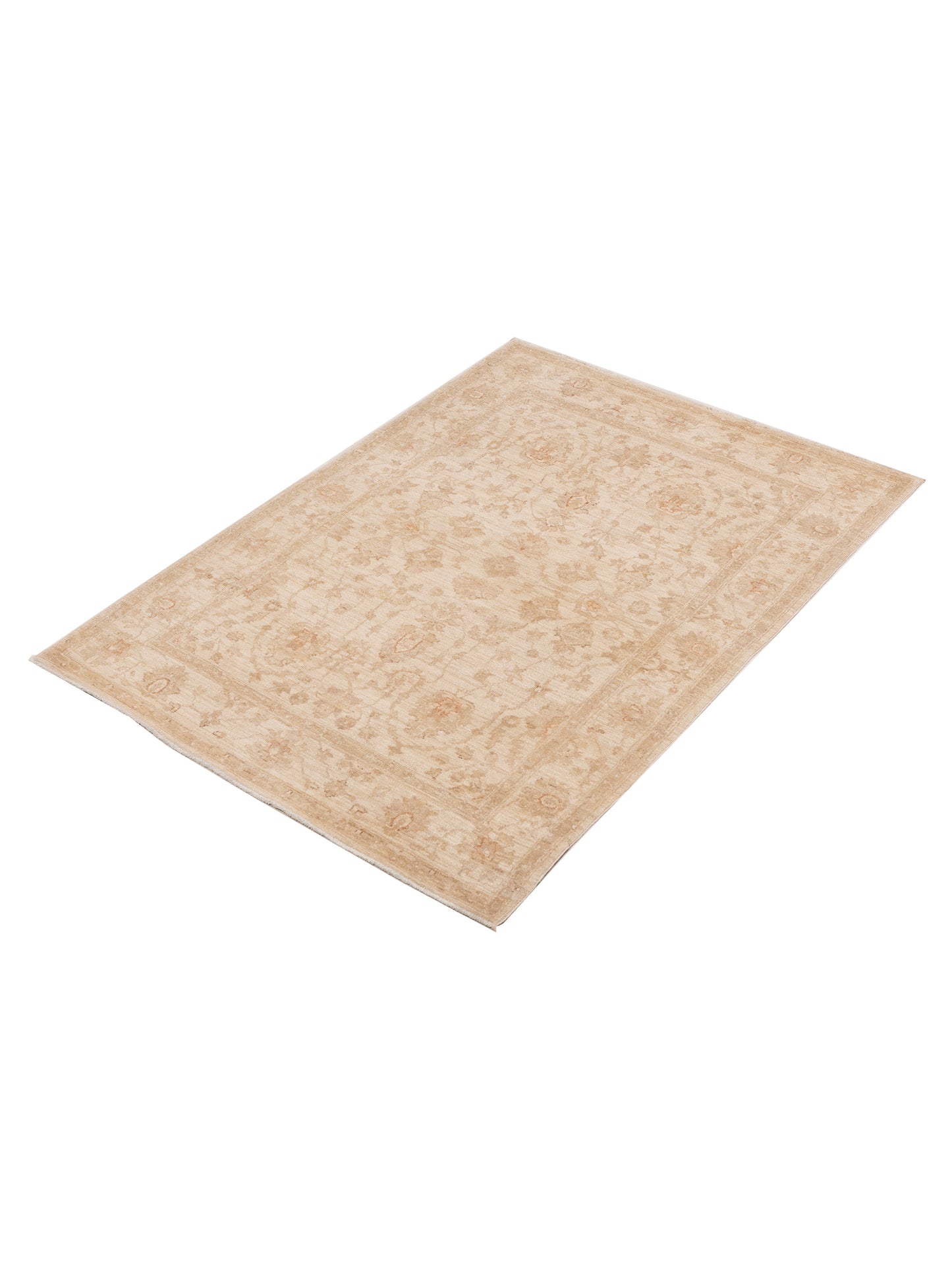 Sultan 115429 Ivory Ivory 4.11x6.10 Hand Knotted Rug