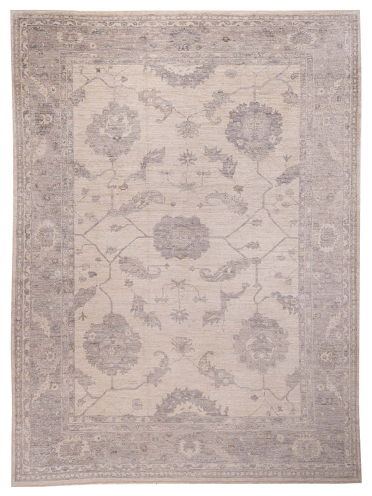 Anadol Angora Oushak  Ivory Gray Traditional