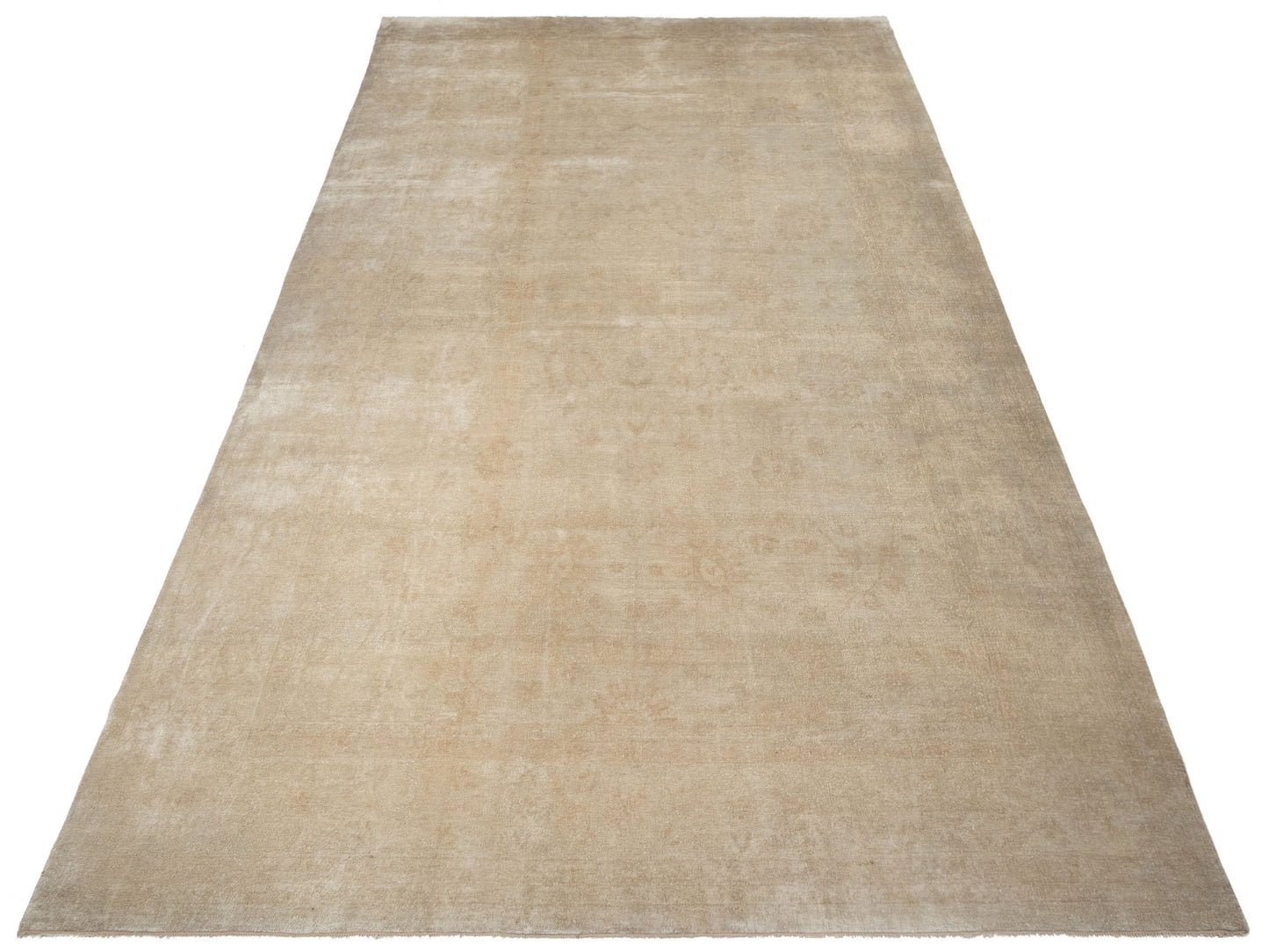Oushak Shah 86626 Silver 13.10x20.11 Hand Knotted Rug