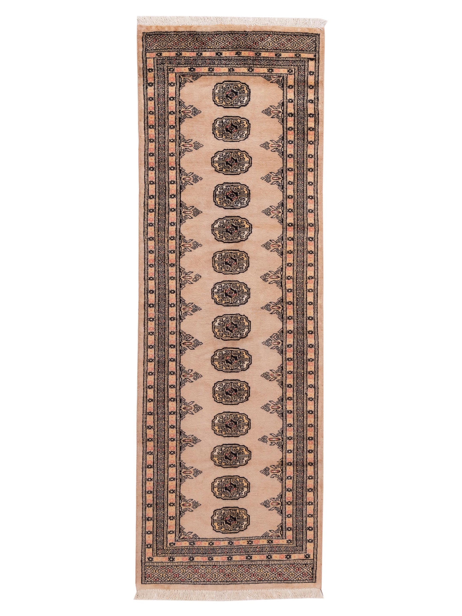 Nomad Bokhara  Beige Beige Traditional