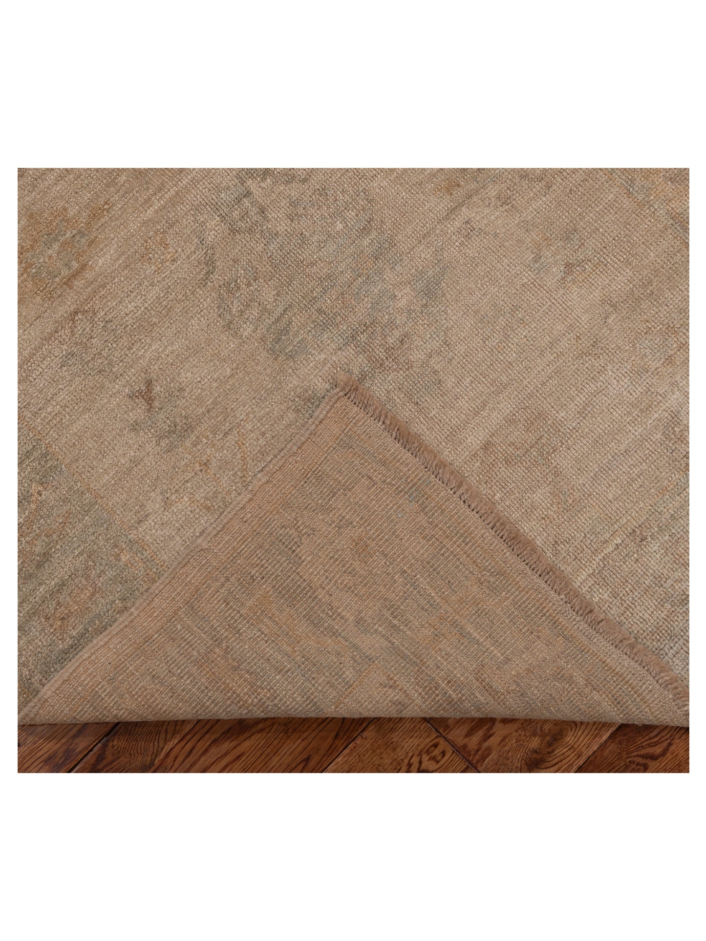 Angora Oushak 123821 Beige Gray 3.11x5.3 Hand Knotted Rug