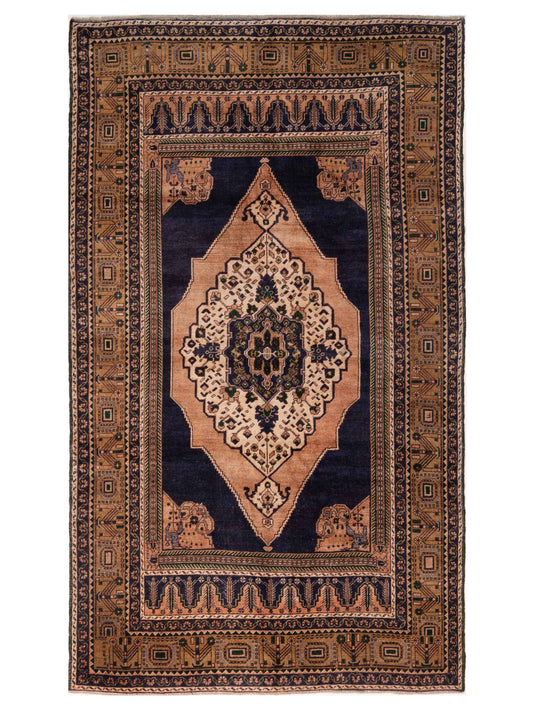 Pasha Old Anatolian  Blue Brown Transitional