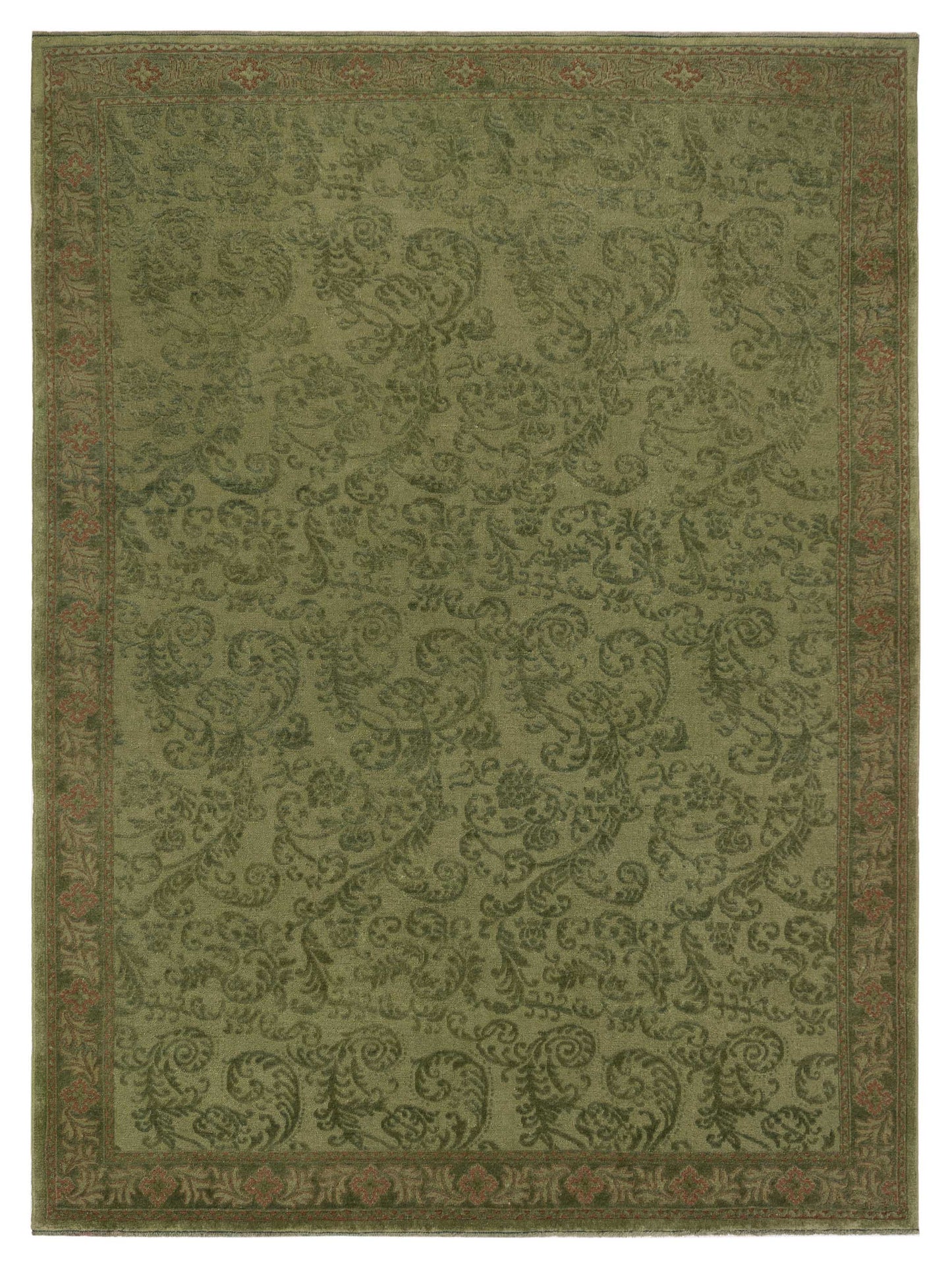 Pasha Vintage  Green  Contemporary