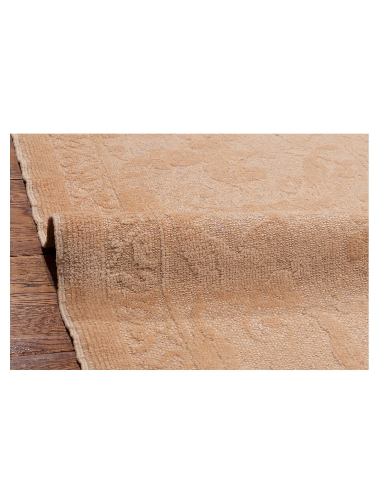 Color Bouquet 110474 Beige Beige 10.6x13.5 Hand Knotted Rug