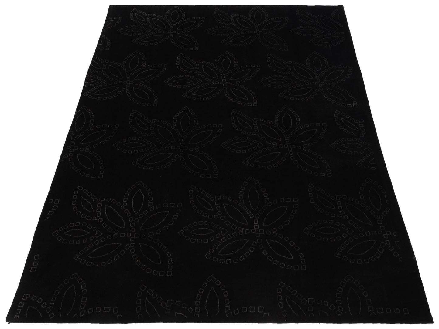 Himalayan 109800 Black 9x12 Hand Knotted Rug