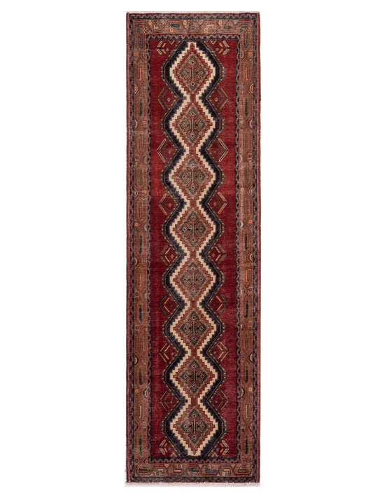 Pasha Antique Heirloom  Red Brown Traditional