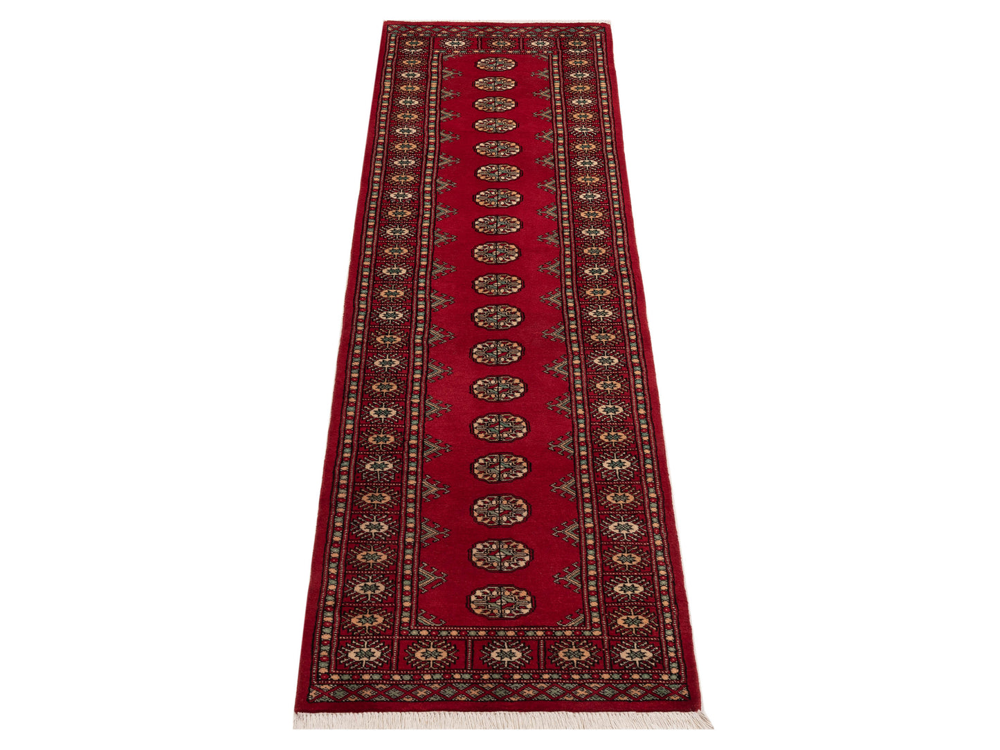 Bokhara 153422 Red Red 2.7x10.1 Hand Knotted Rug