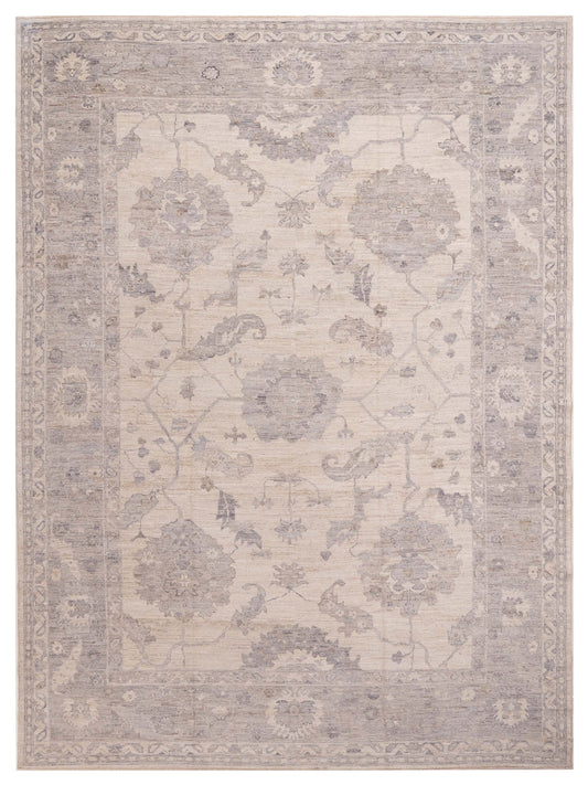Anadol Angora Oushak  Ivory Gray Traditional