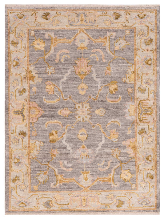 Anadol Angora Oushak  Gray Ivory Traditional