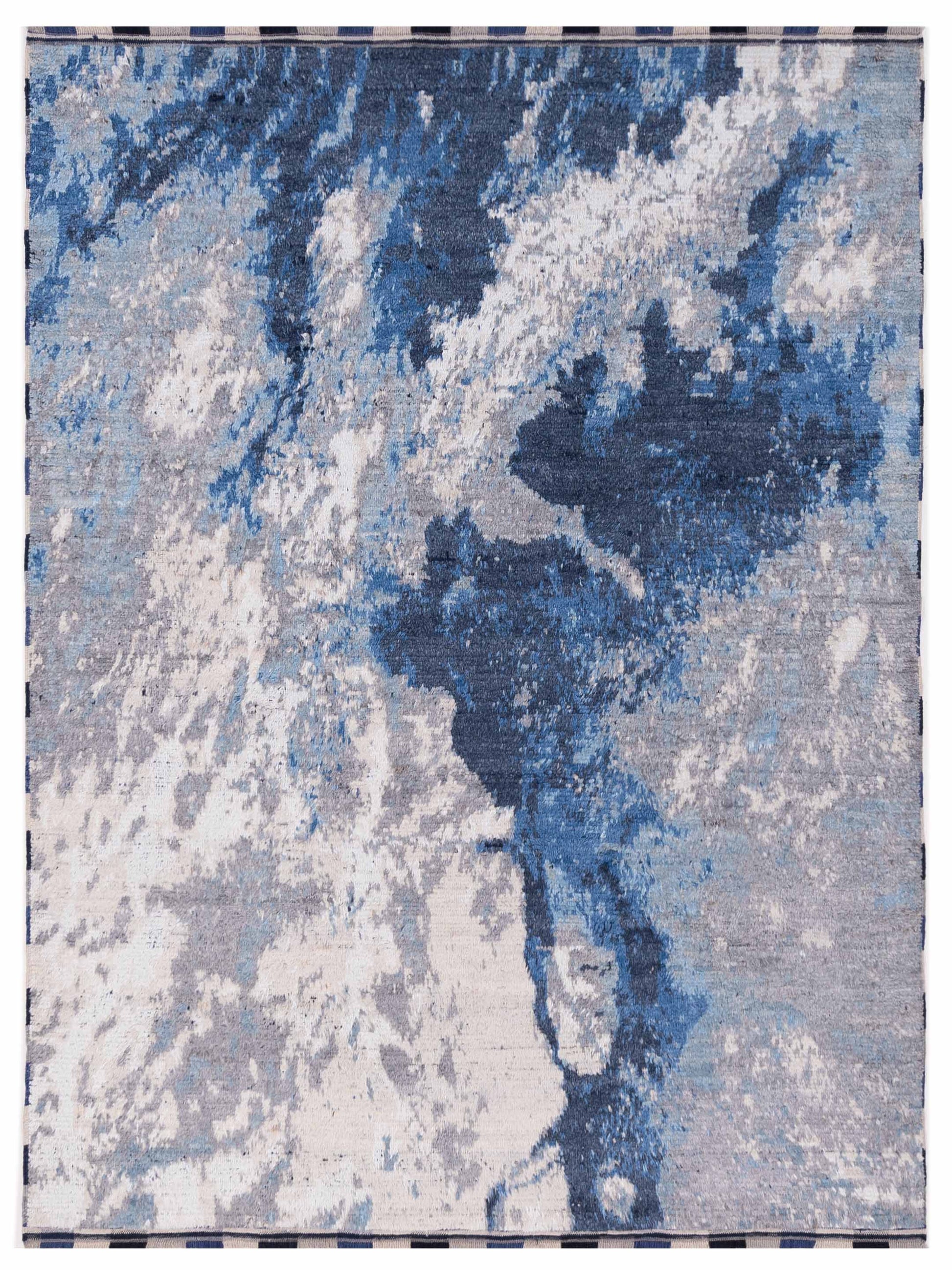 Pasha Atlas  Gray Blue Contemporary