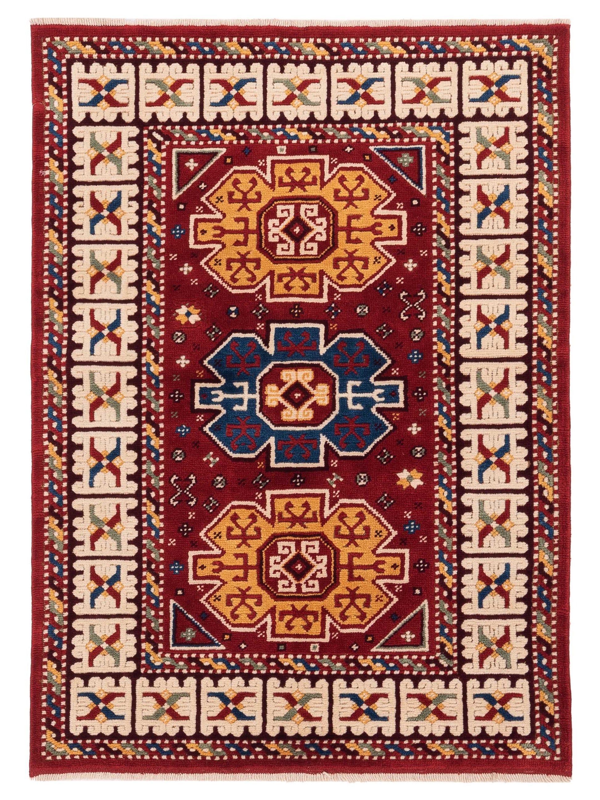 Pasha Turkish Shirwan  Red Ivory Traditional