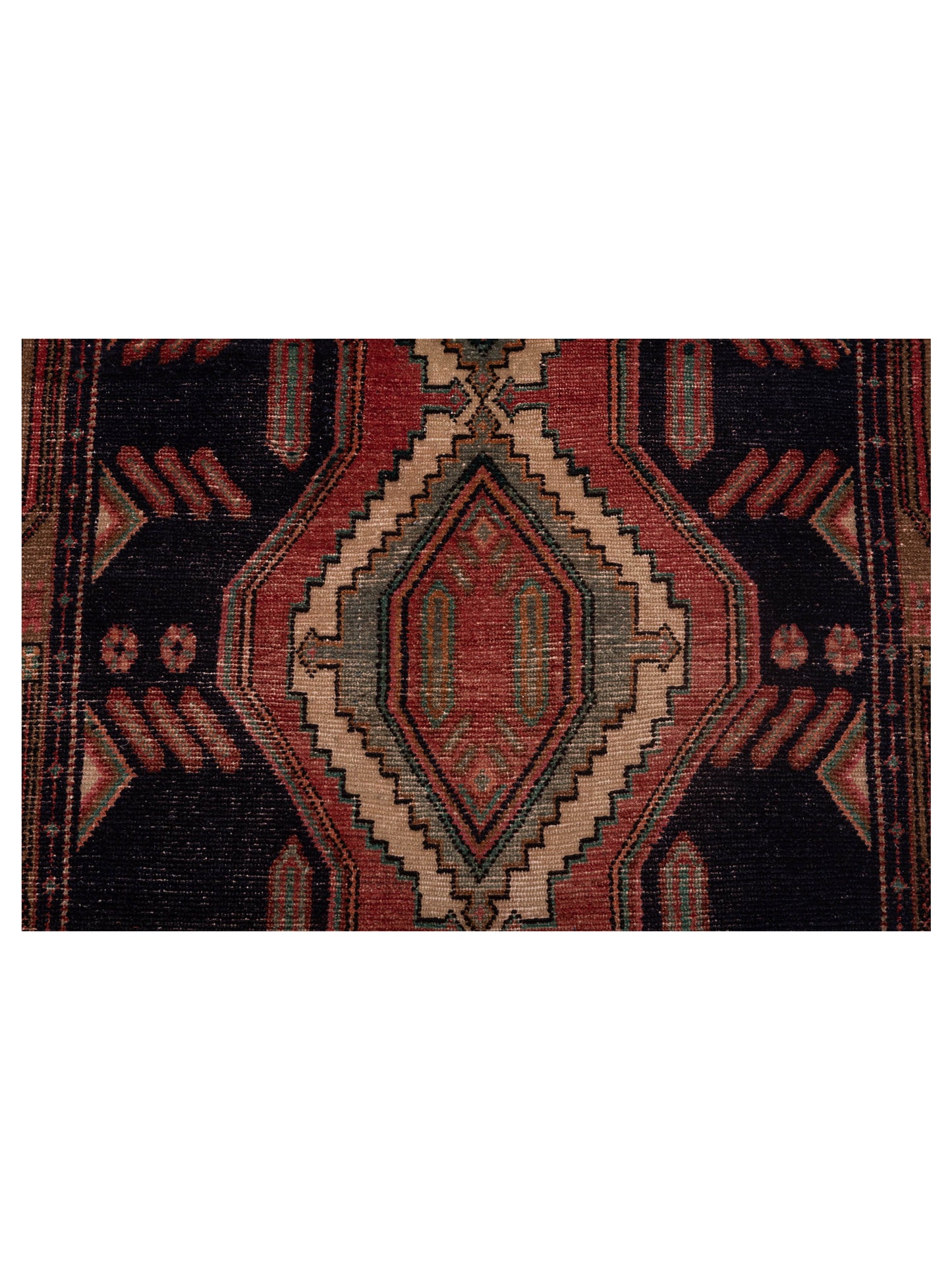 Persian 147319 Red Brown 2.10x9.6 Hand Knotted Rug