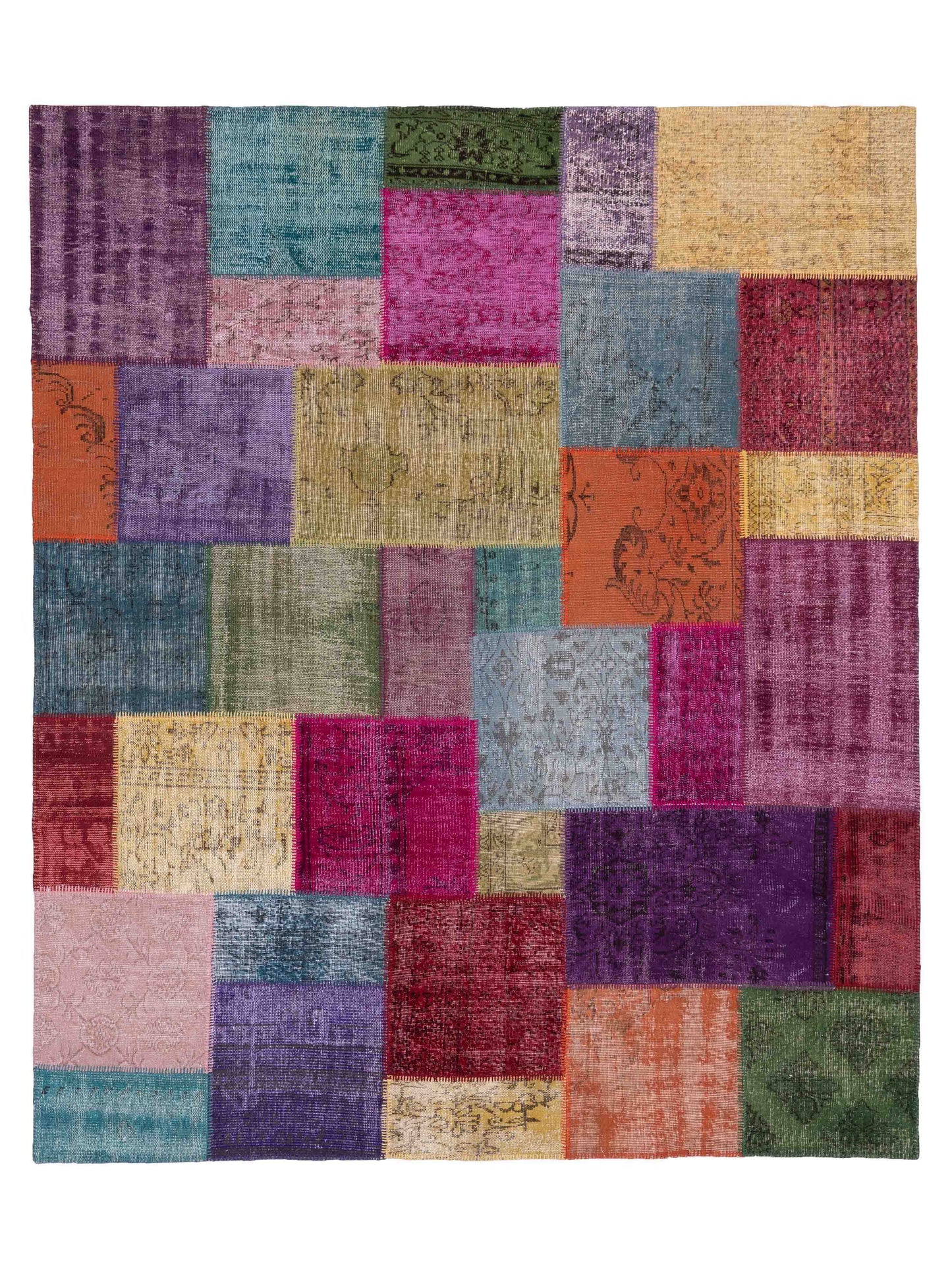 Pasha Turkish Vestige Patchwork  Multi  Contemporary