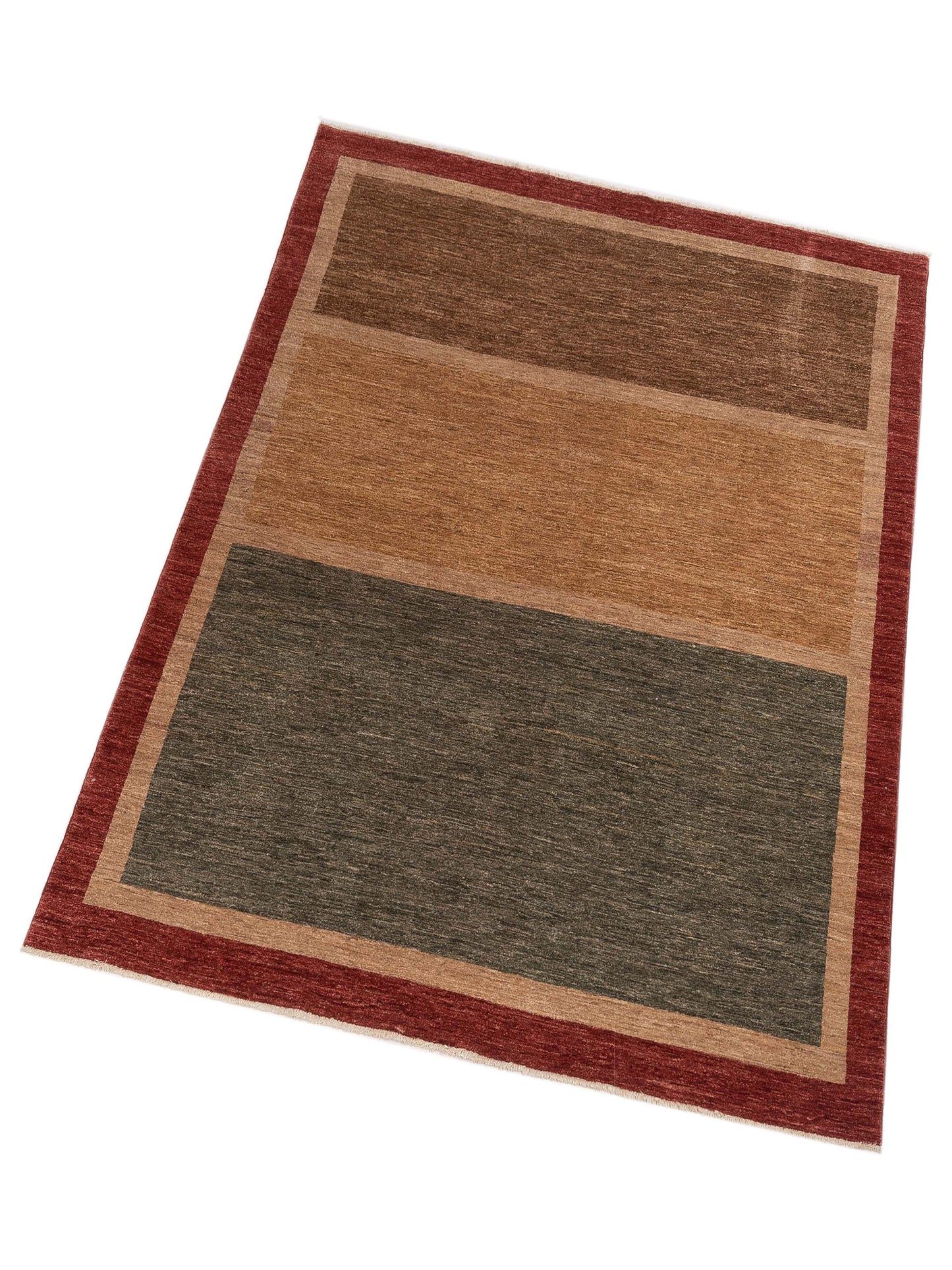 Bahar 92903 Brown Gold 6.3x8.6 Hand Knotted Rug