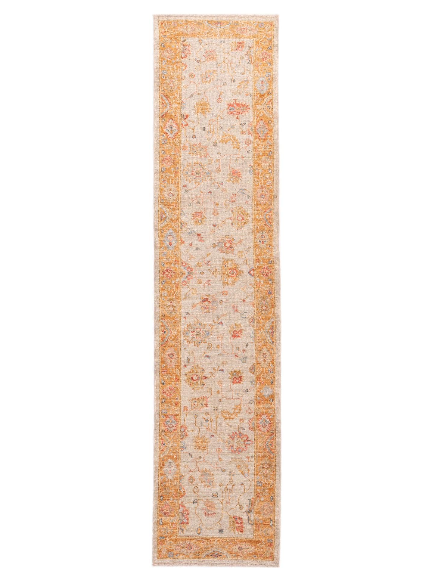 Anadol Angora Oushak  Ivory Orange Traditional