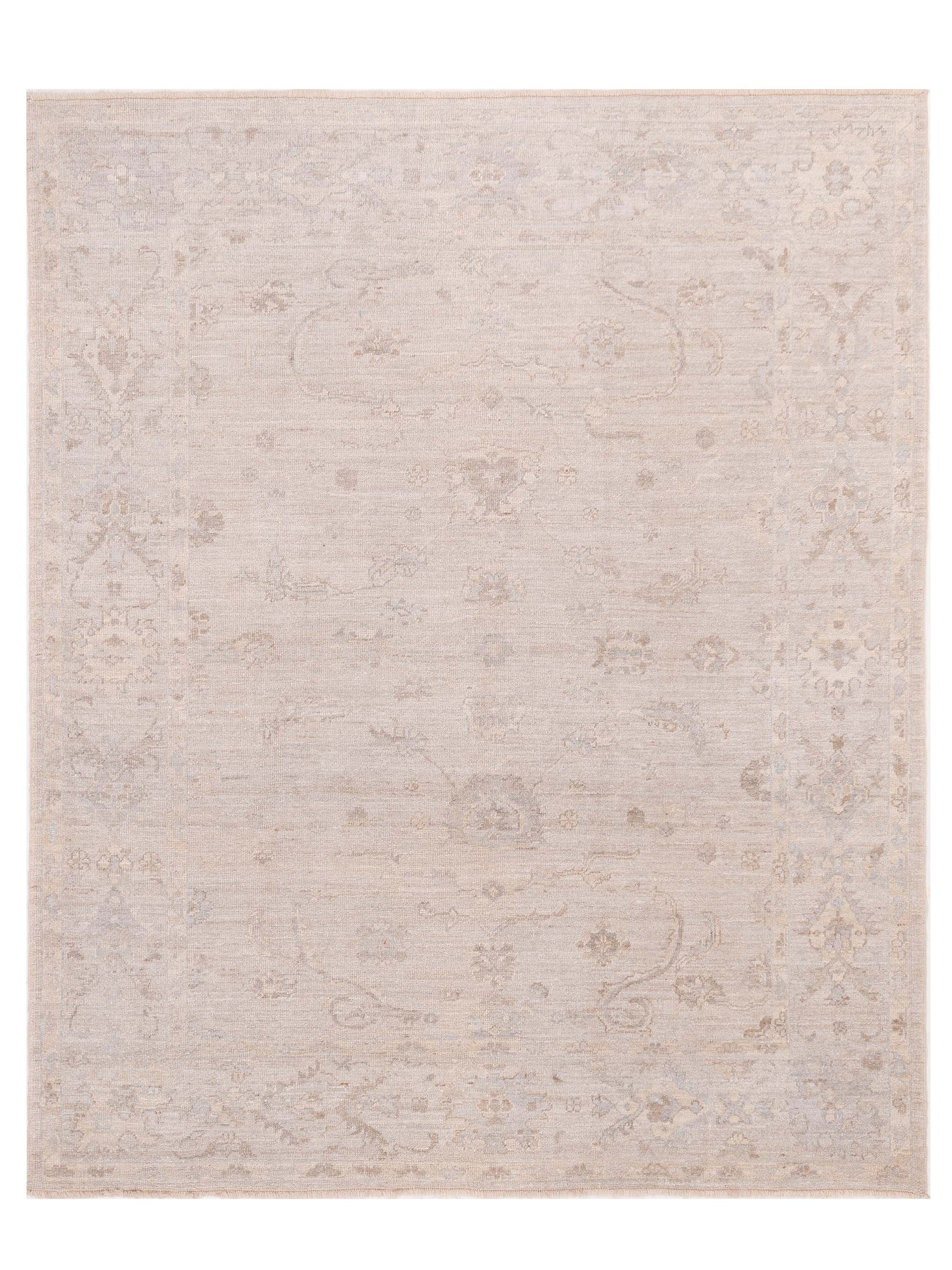 Anadol Angora Oushak  Ivory Silver Traditional