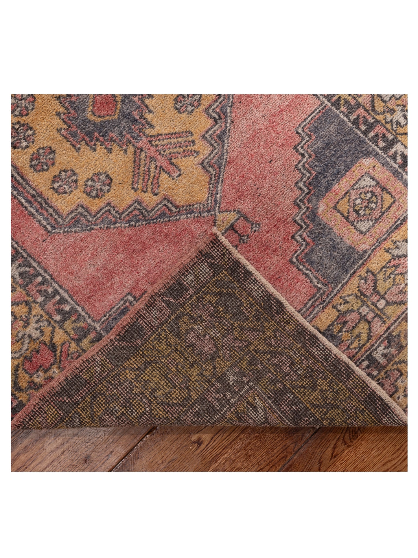 Old Anatolian 154175 Pink Gold 3.5x5.6 Hand Knotted Rug