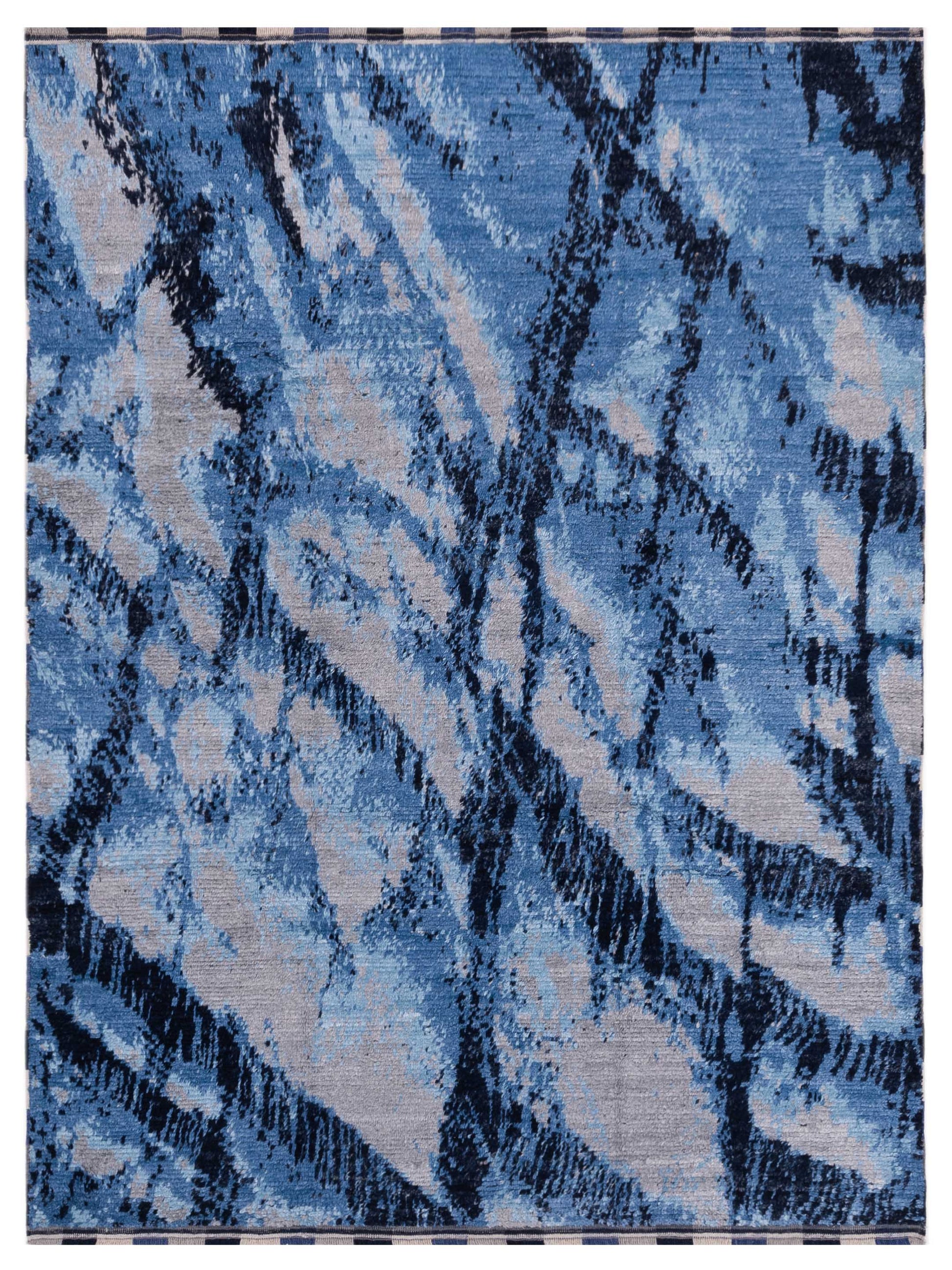 Pasha Atlas  Blue Gray Contemporary 