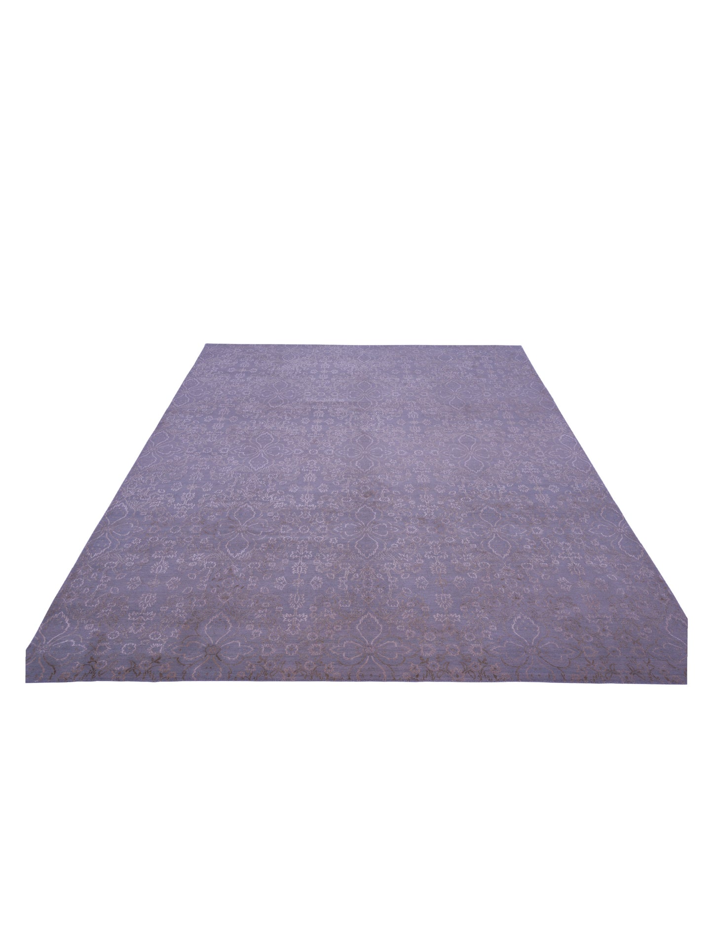 Nepalese 104151 Gray 9x12 Hand Knotted Rug