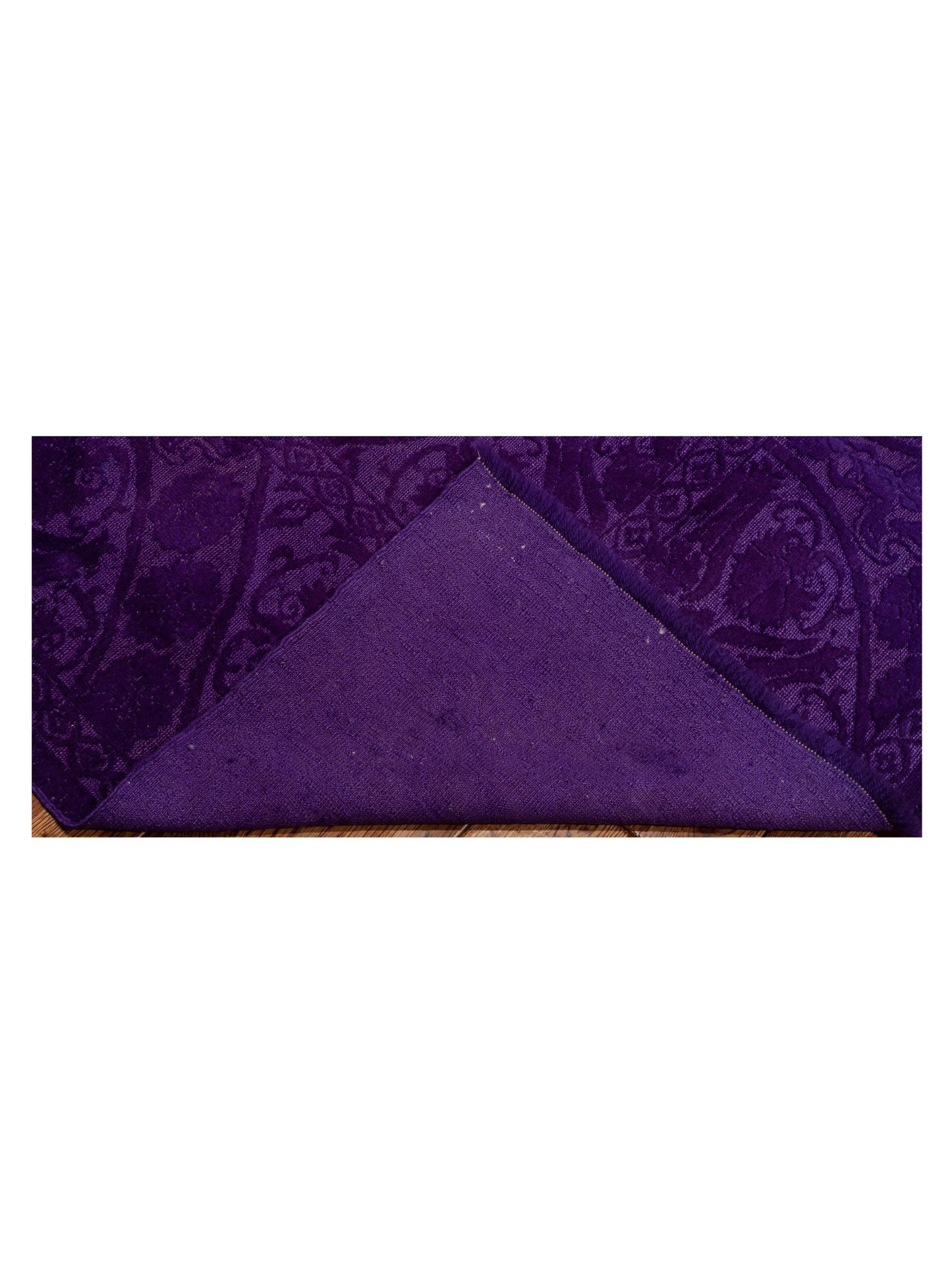 Color Bouquet 109176 Purple Purple 8.3x9.9 Hand Knotted Rug