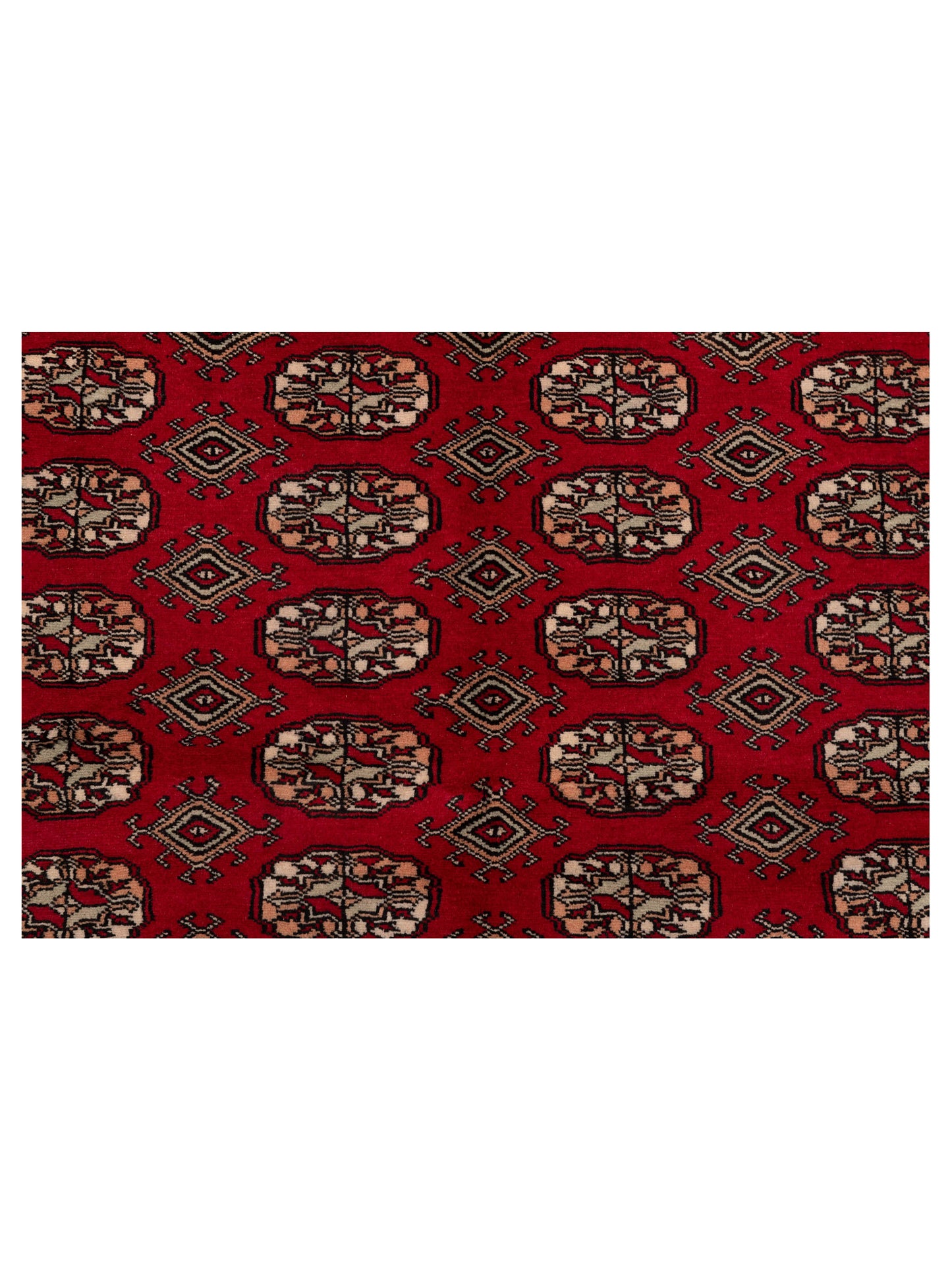 Bokhara 145650 Red Red 5.1x8.2 Hand Knotted Rug