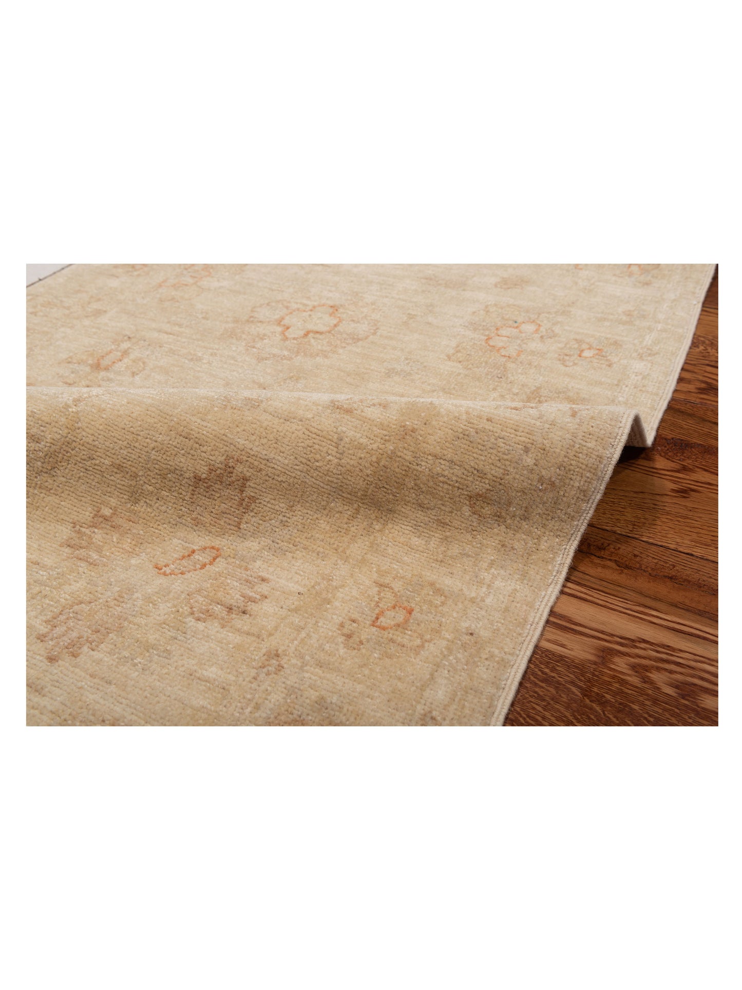 Sultan 121702 Ivory Ivory 2.6x10.2 Hand Knotted Rug