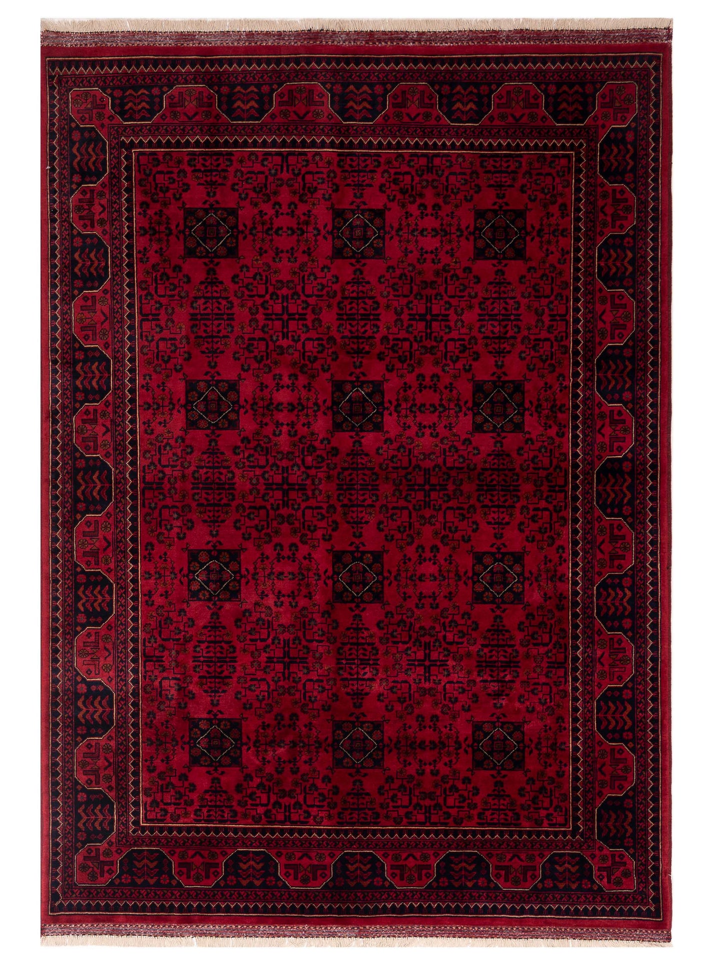 Nomad Afghan Belcik  Red Navy Tribal
