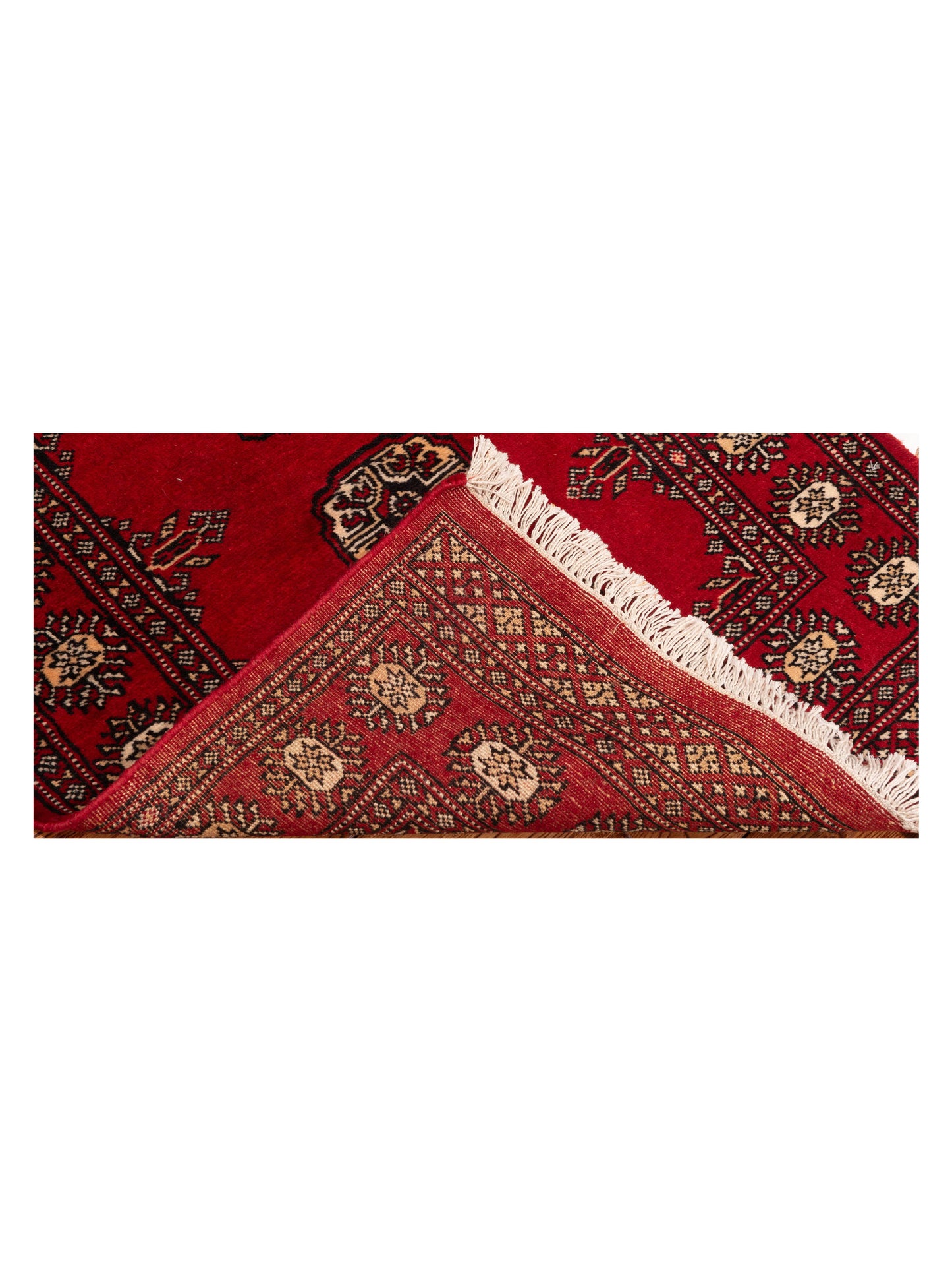 Bokhara 145537 Red Red 2.7x3.10 Hand Knotted Rug