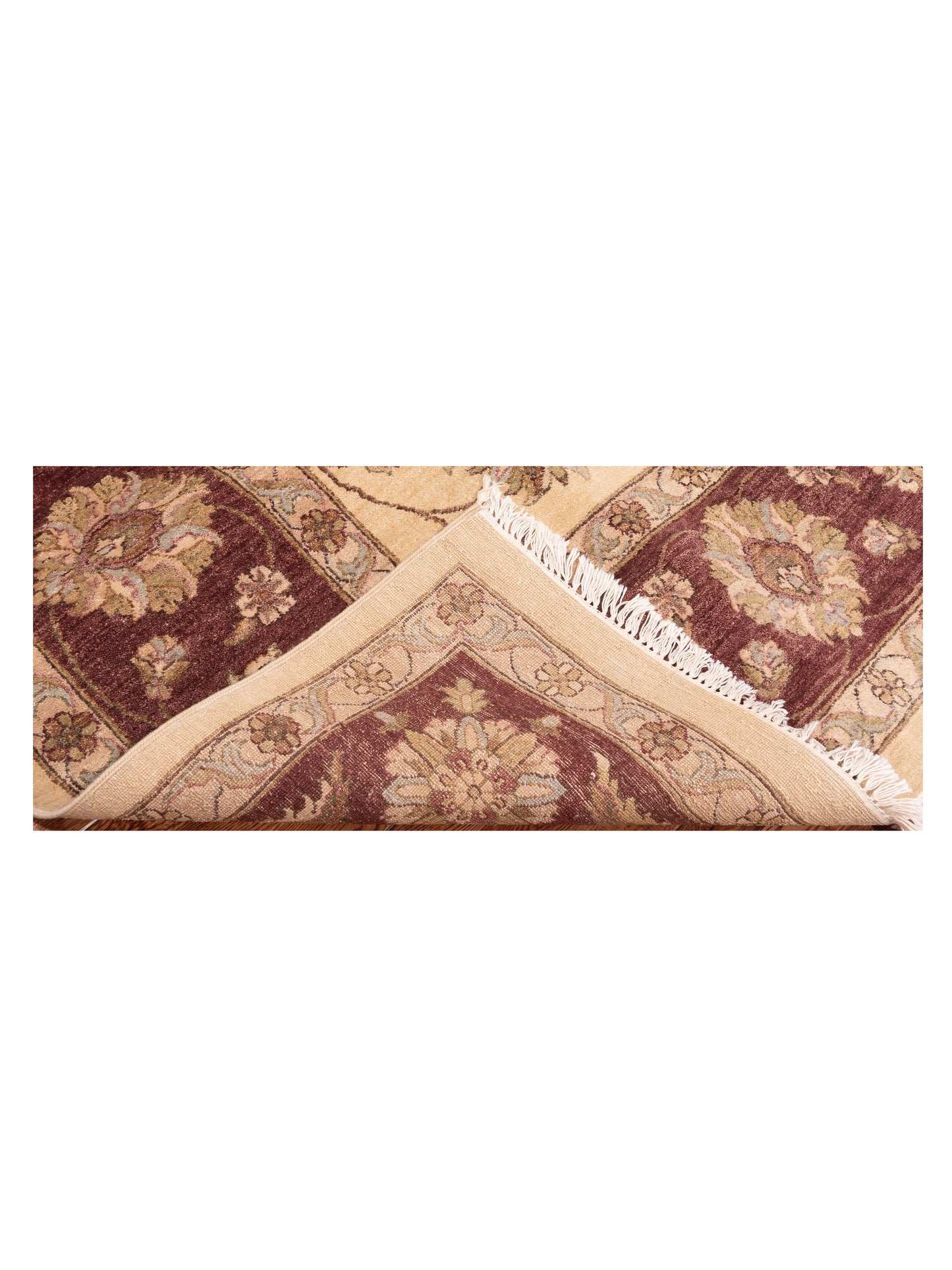 Royal 88093 Ivory Red 9x12.2 Hand Knotted Rug