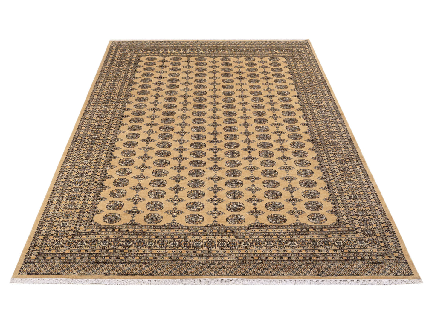 Bokhara 153399 Beige Beige 9.2x12.2 Hand Knotted Rug